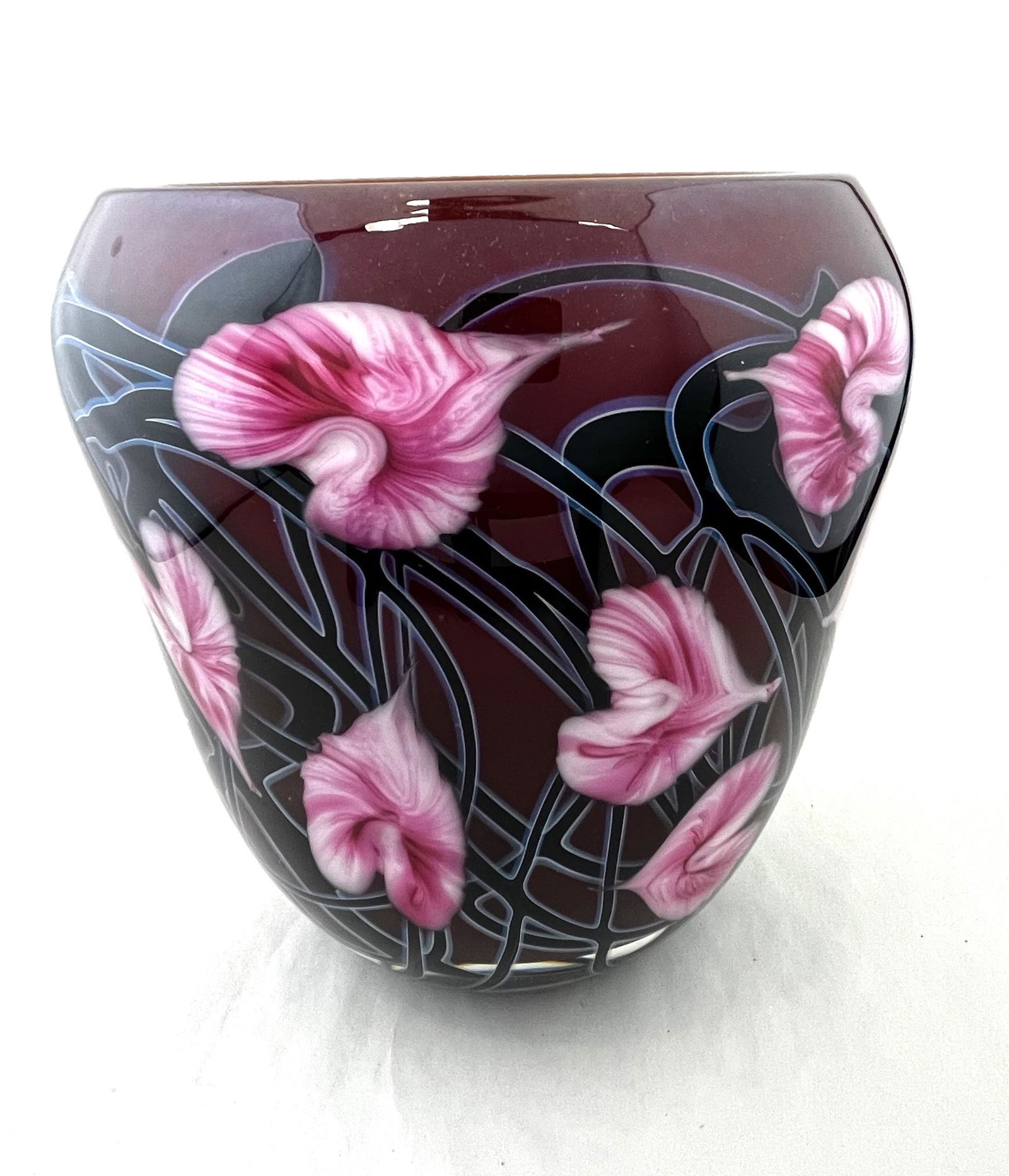 John Lotton bing cherry glass vase (1 of 5)