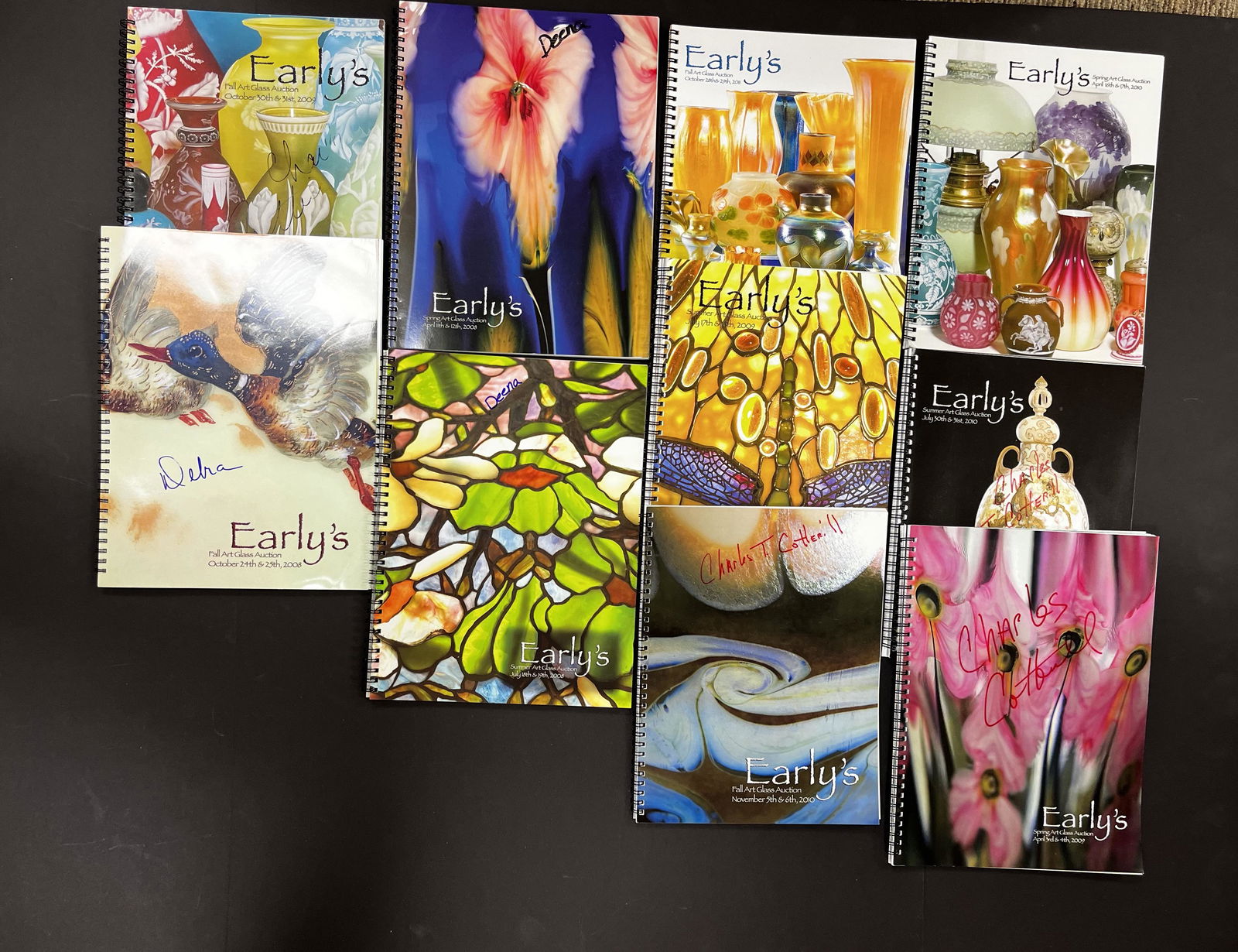 10 Early's Art Glass Catalogs, (1 of 3)
