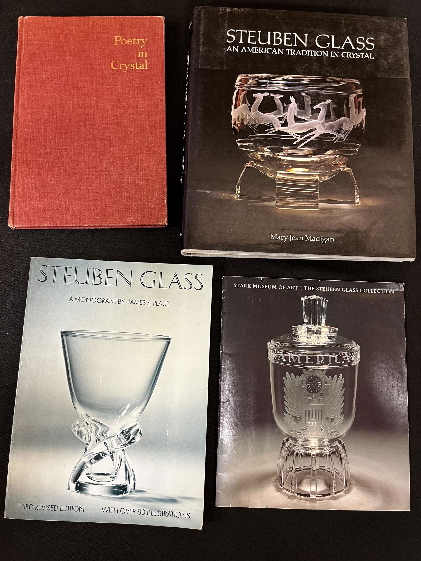 Books, Four books on Steuben glass (1 of 3)