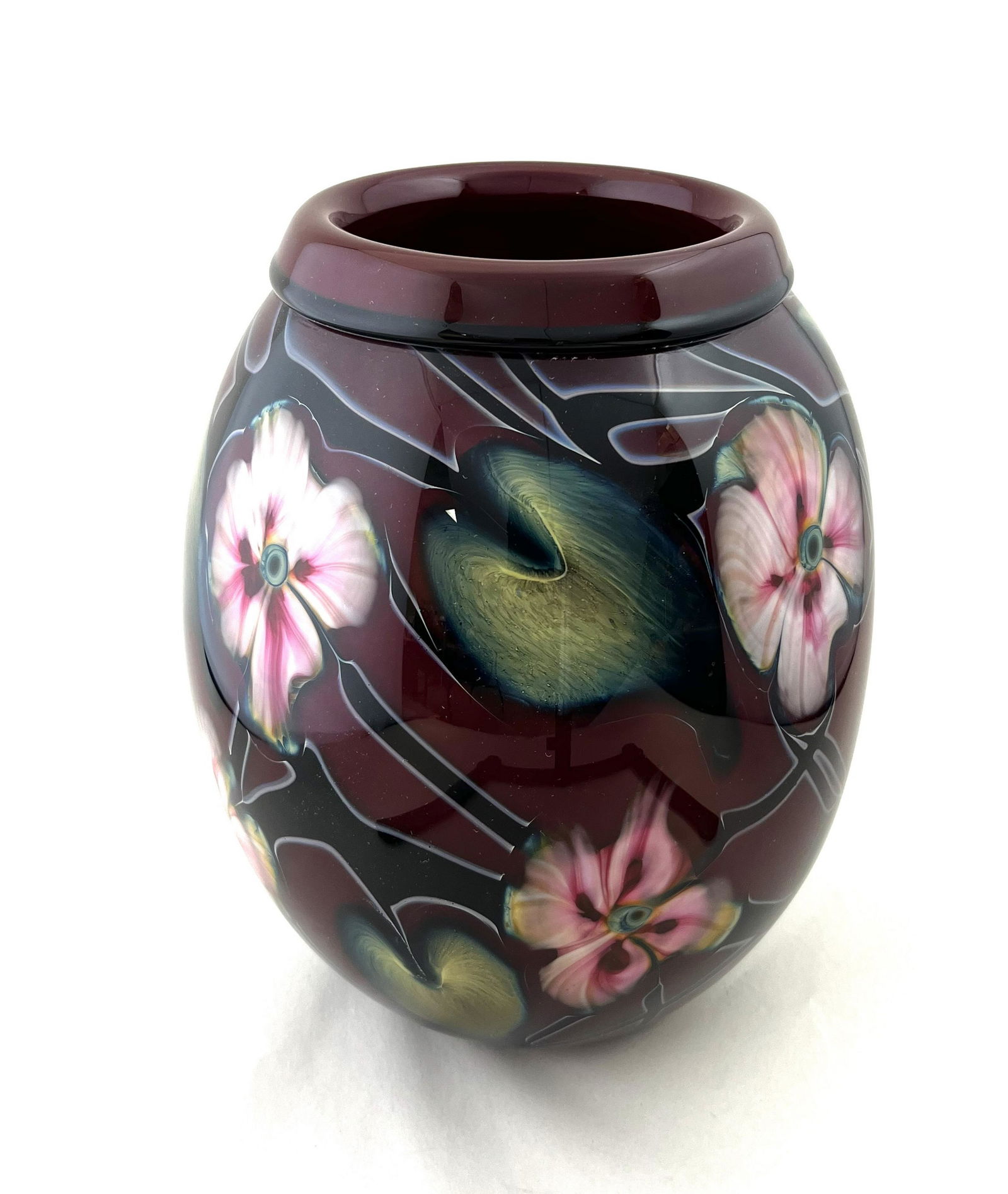 Charles Lotton bing cherry glass vase (1 of 5)