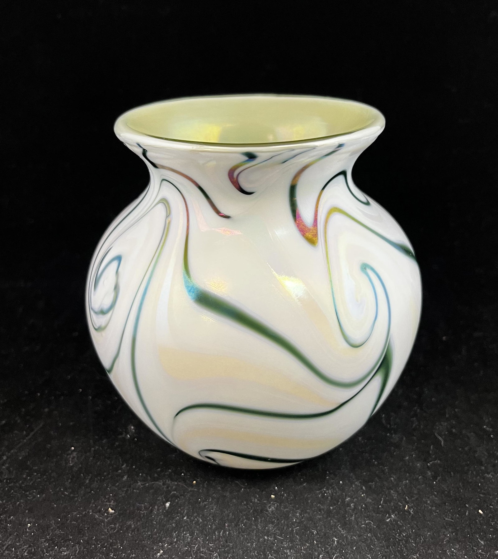 Early Charles Lotton glass vase (1 of 5)