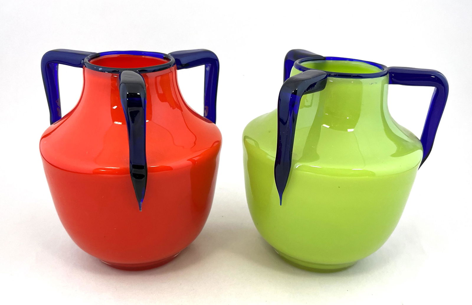 Two Loetz tango glass vases (1 of 7)