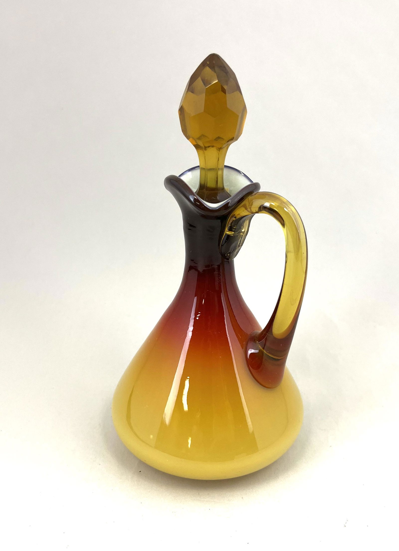 Wheeling Peachblow glass cruet (1 of 3)