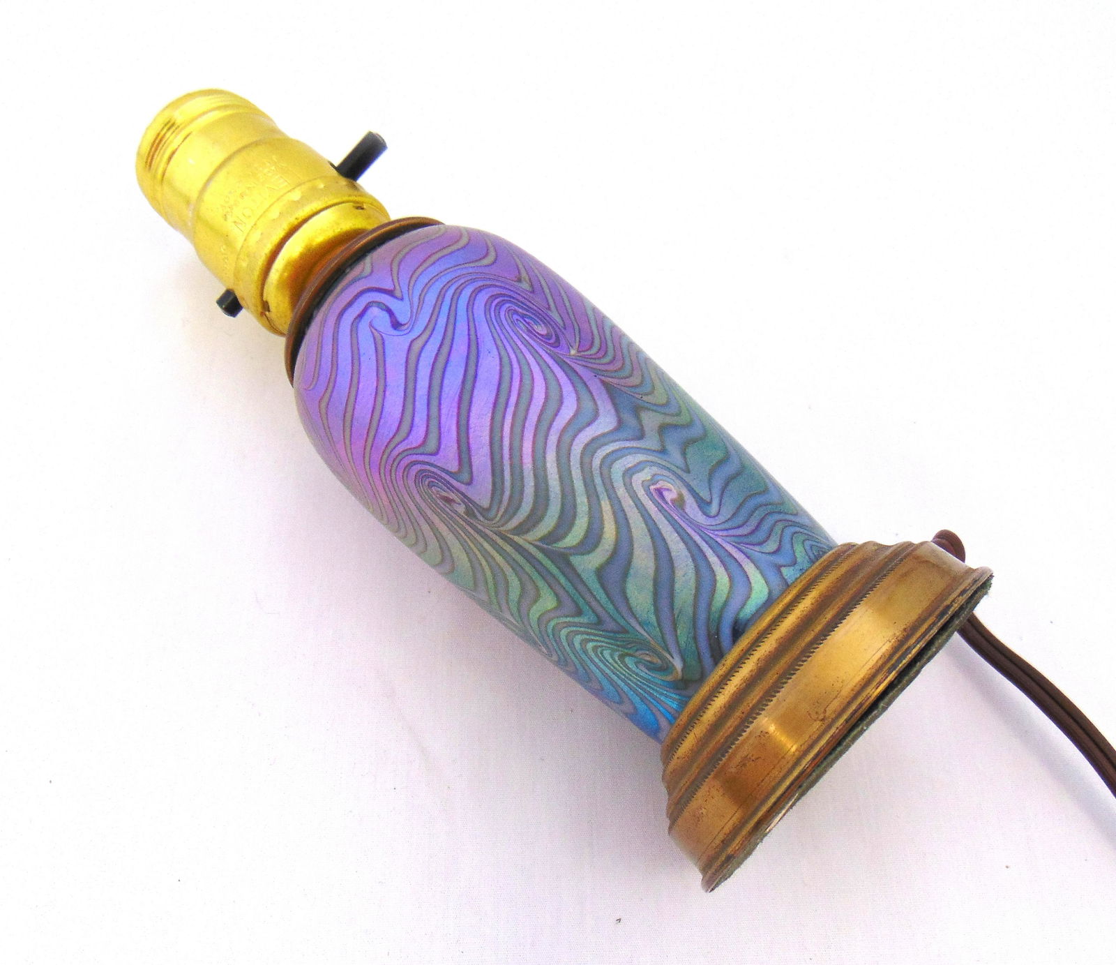 Durand iridescent lamp base (1 of 5)