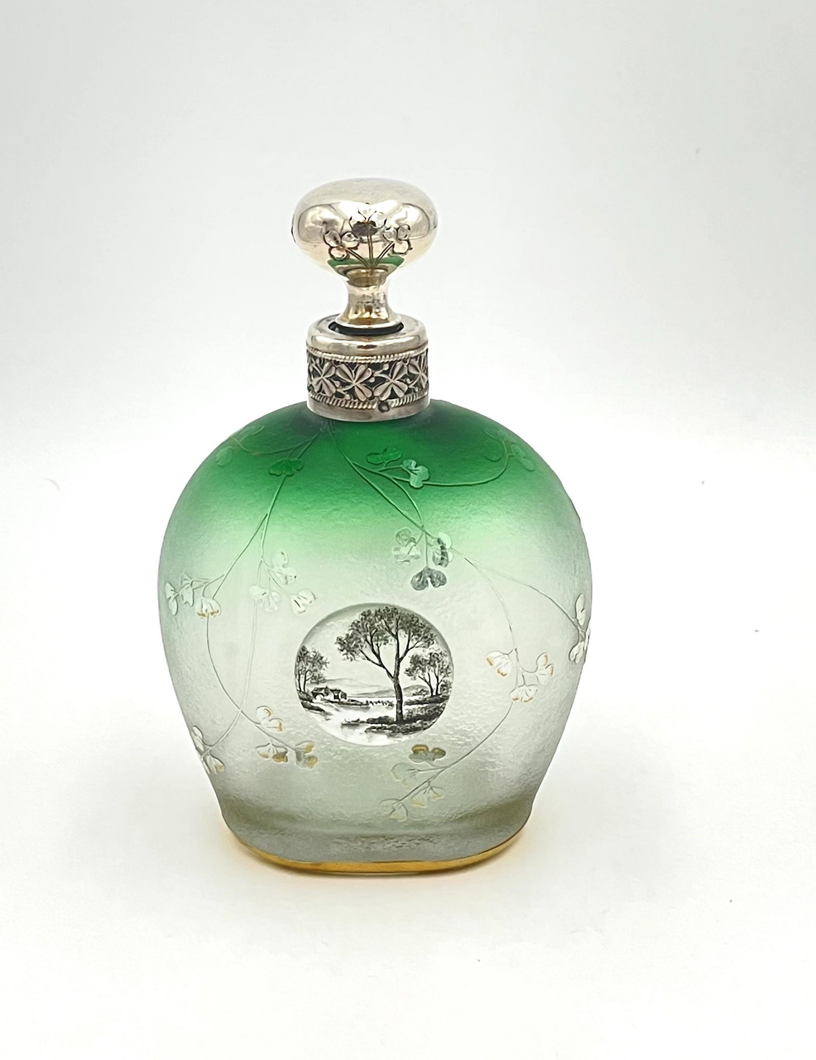 Daum Nancy cologne glass bottle (1 of 5)