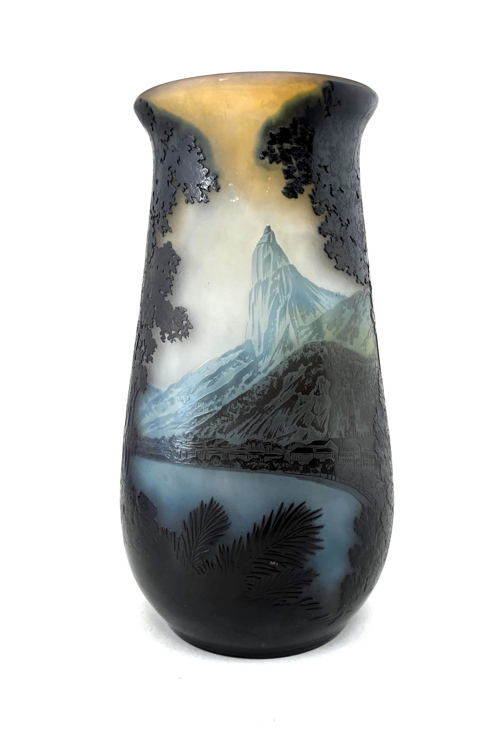 Rare Galle Rio scenic glass vase (1 of 11)