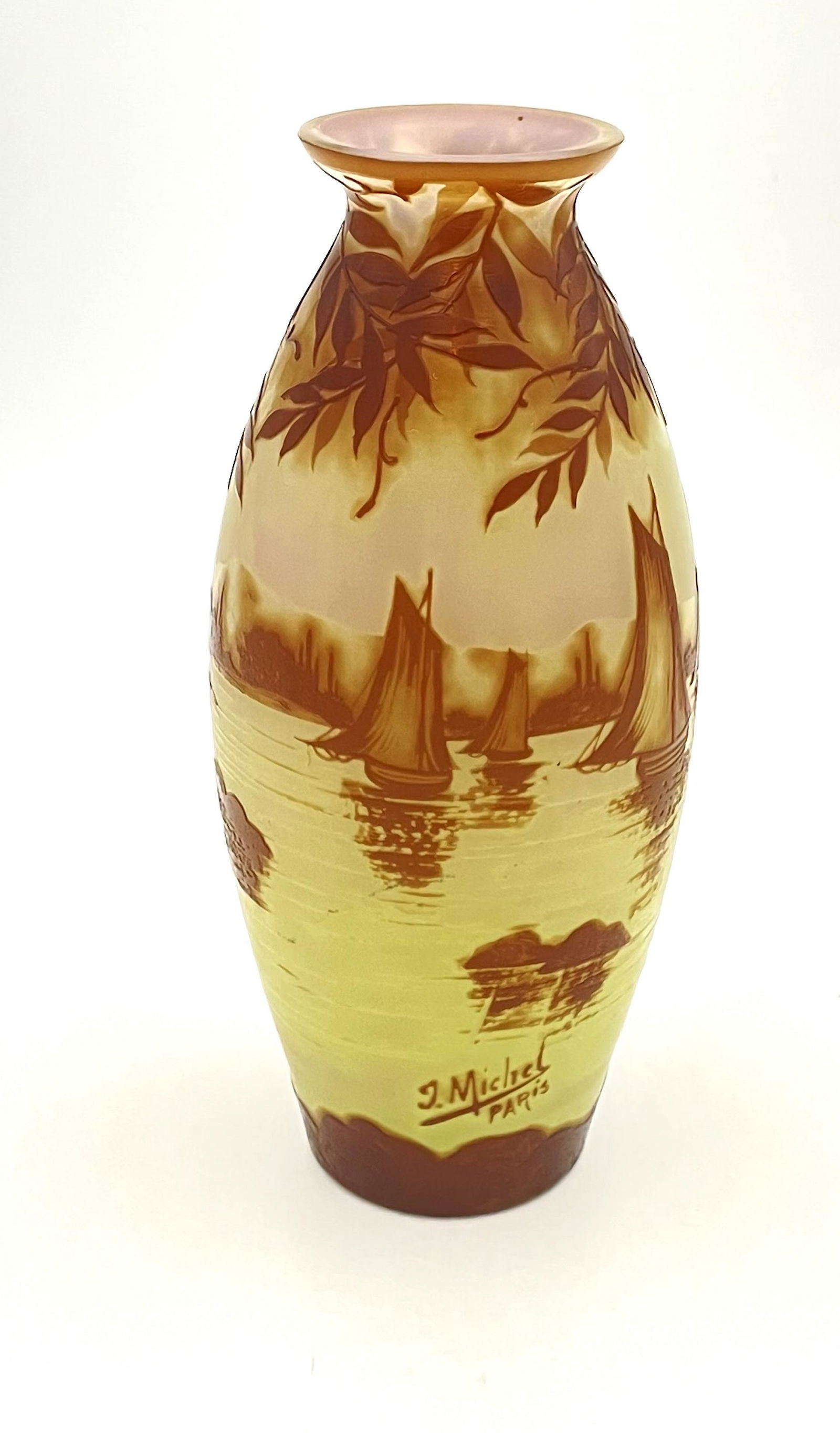 J Michael Art glass vase (1 of 7)