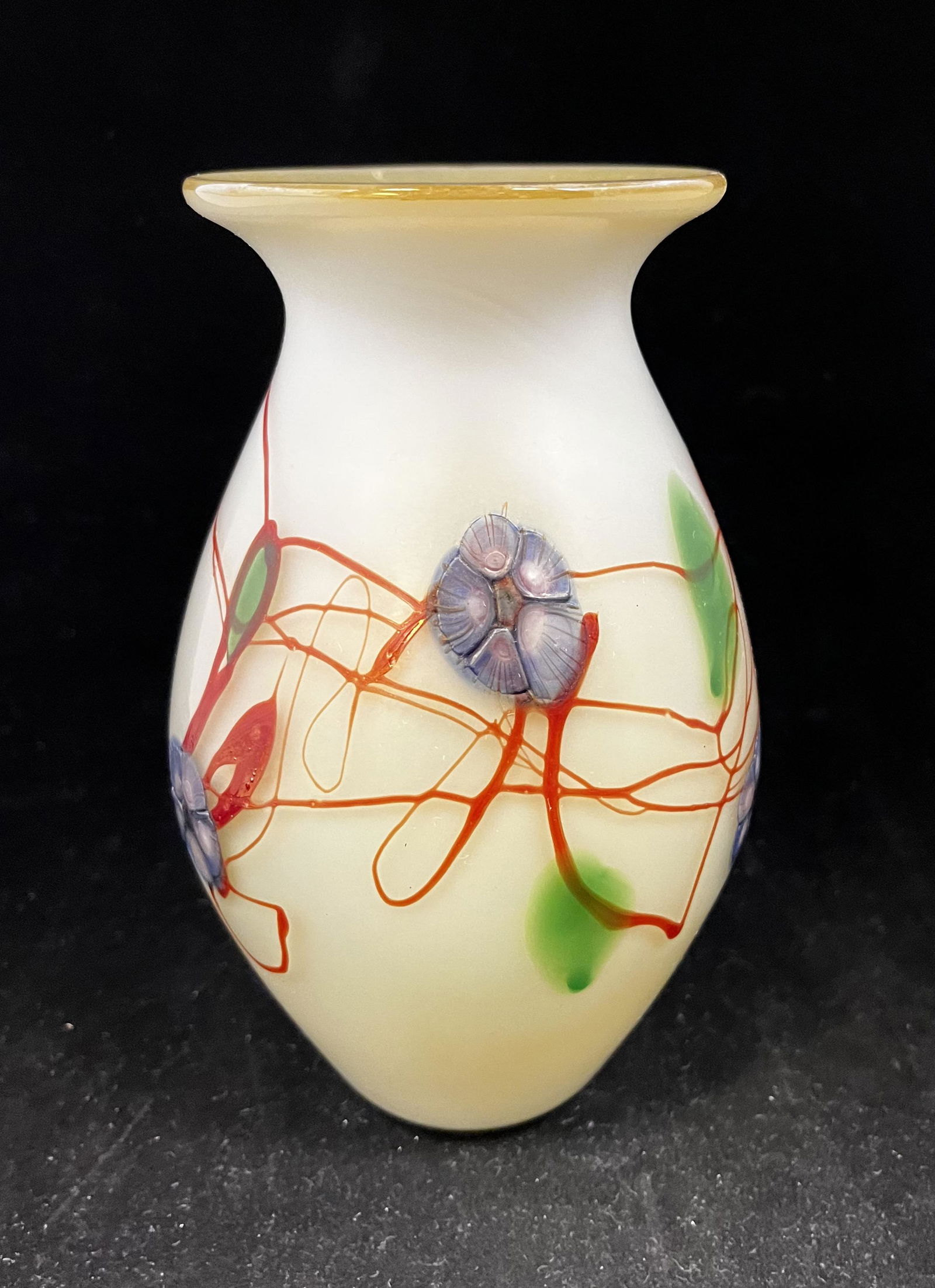 Rare Phoenix art glass vase (1 of 5)