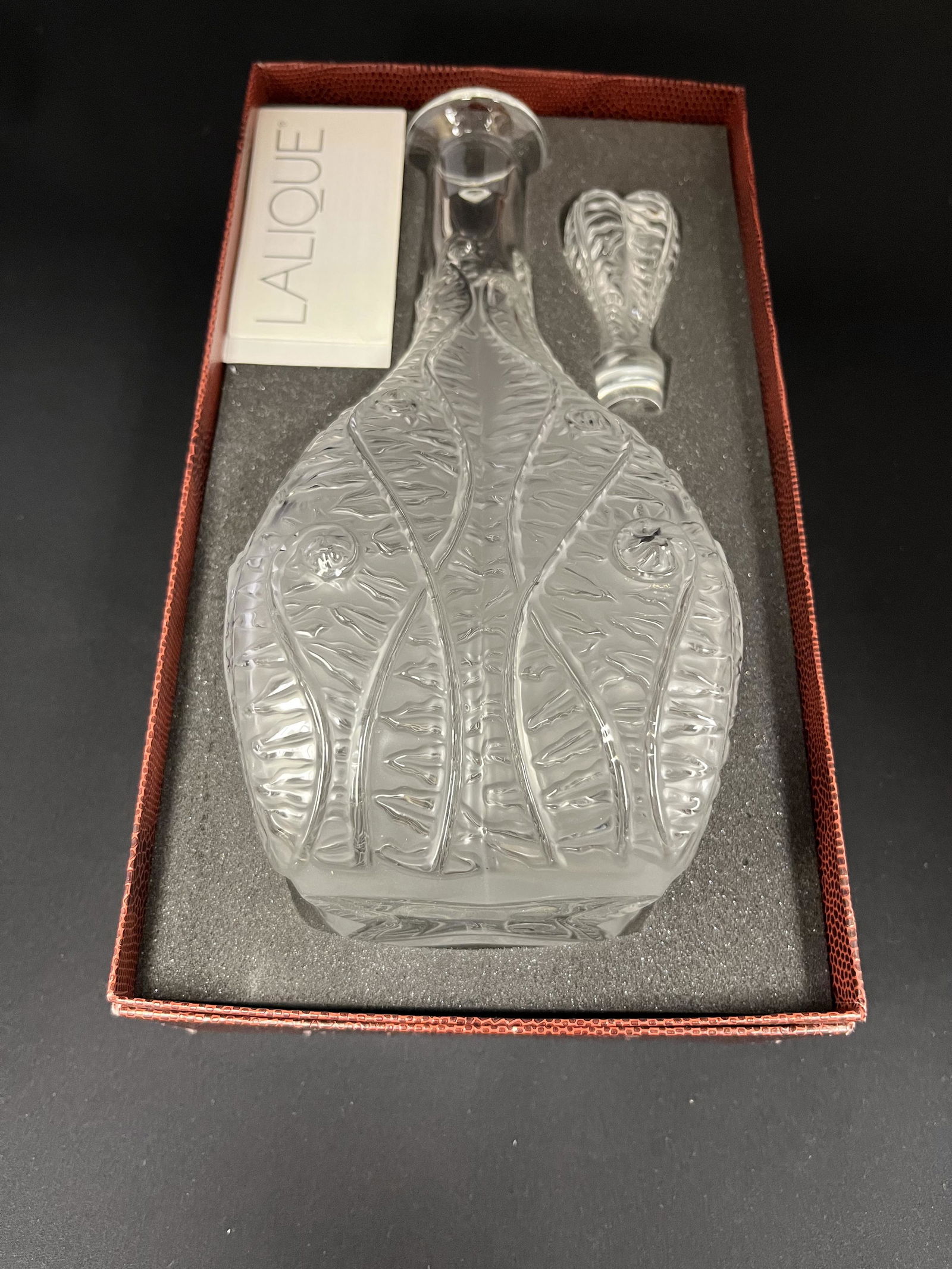 Lalique Carafe A Decanter Fougeres (1 of 7)