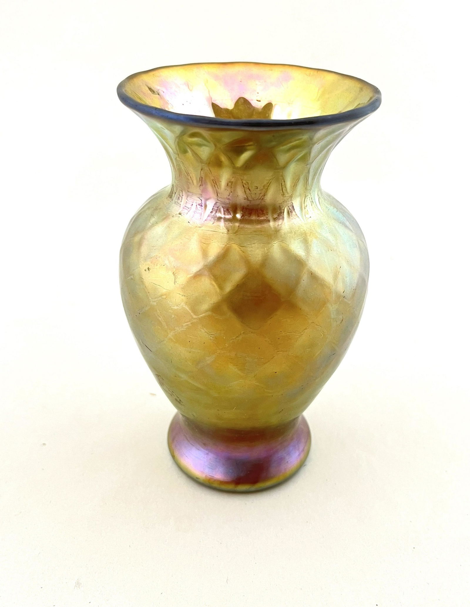 Steuben Gold Aurene glass vase (1 of 4)