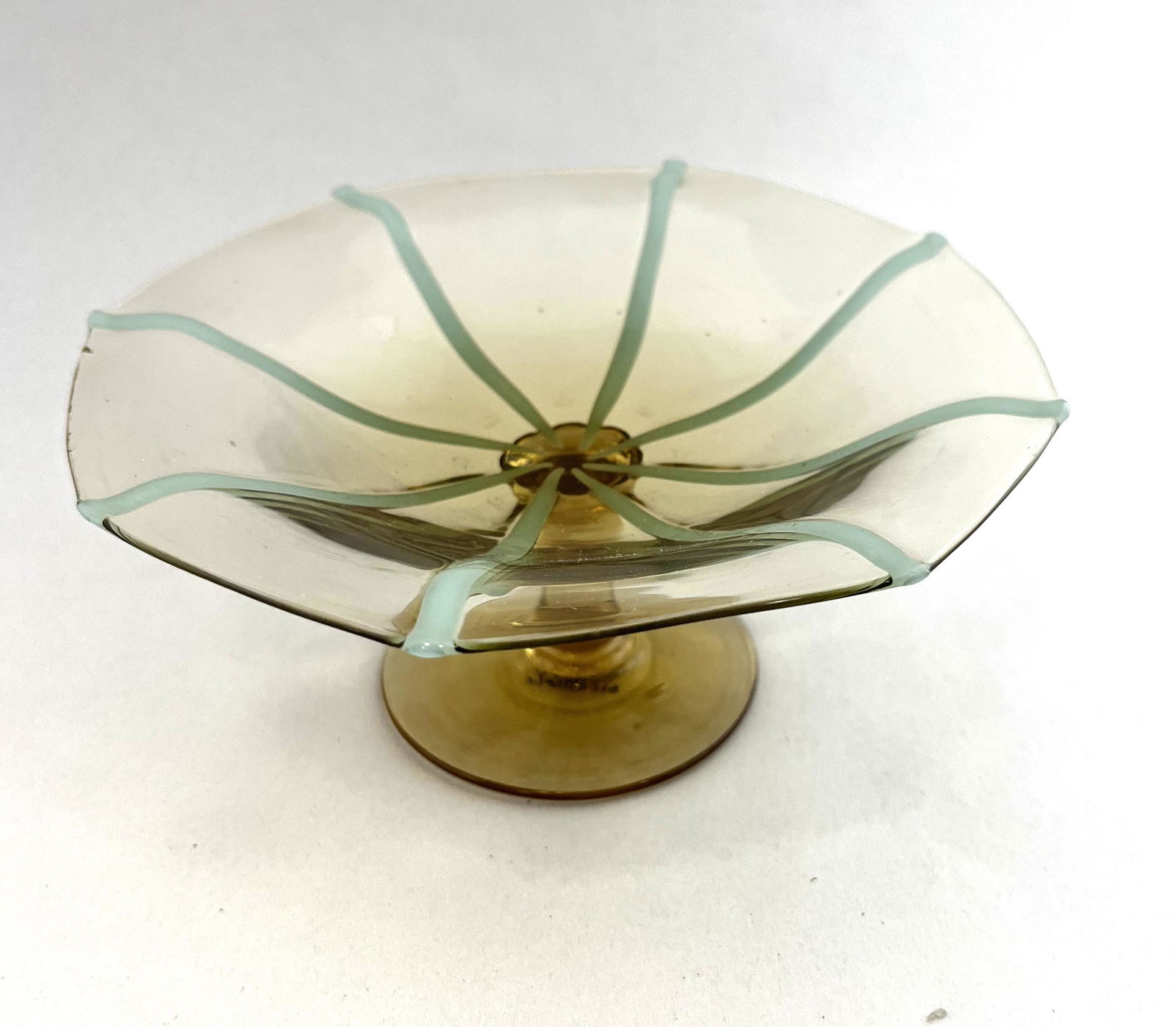 Rare Steuben amber compote (1 of 5)