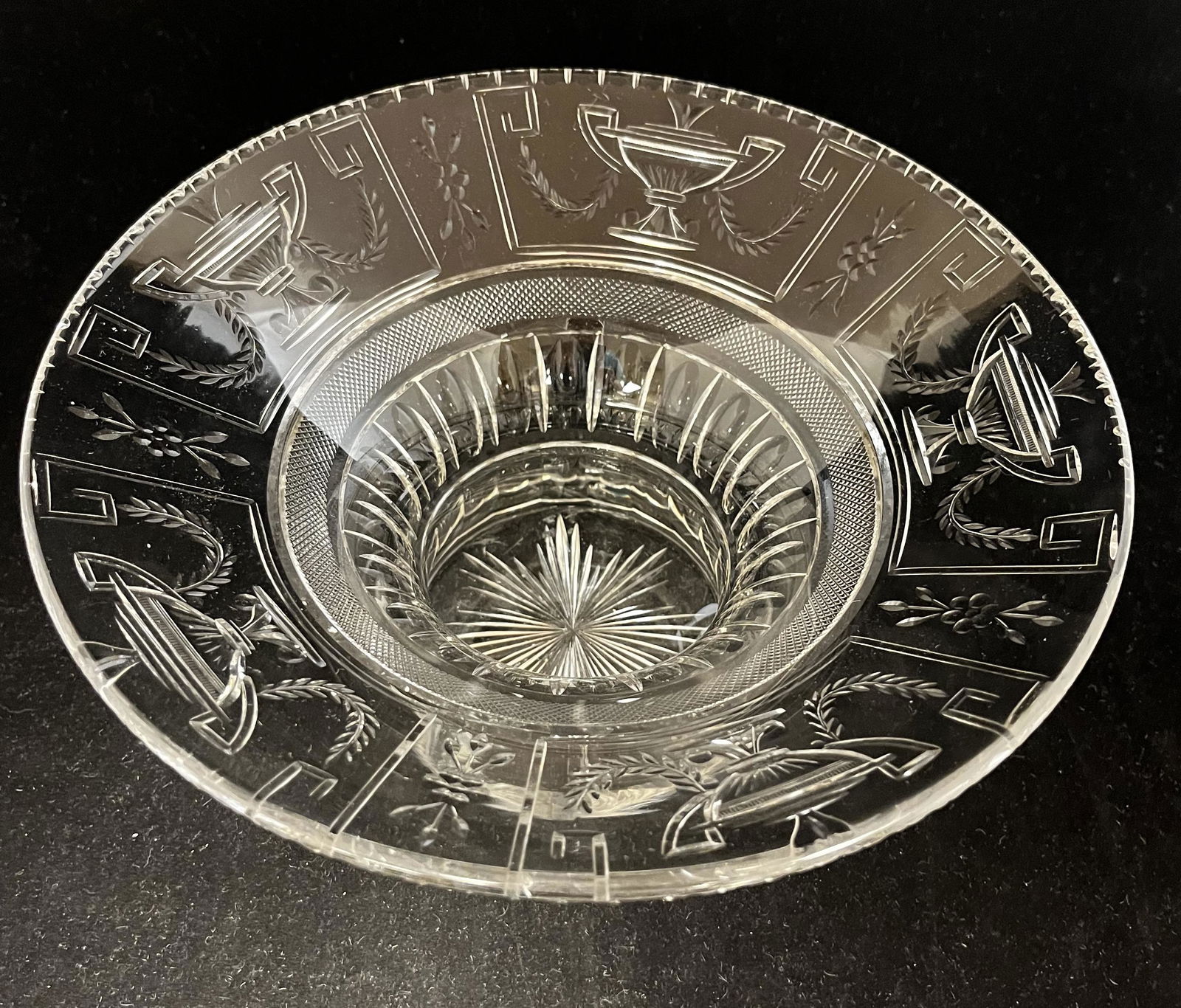 Hawkes cut glass compote (1 of 4)