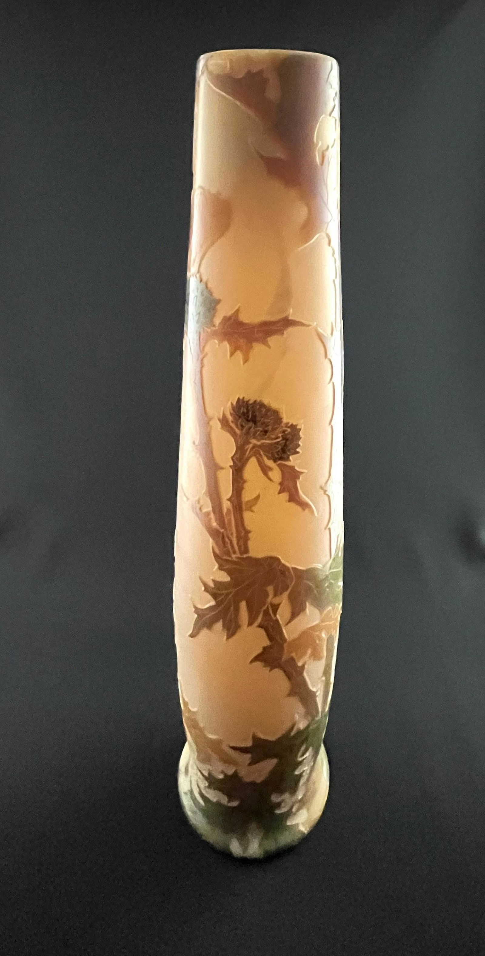 Legras French cameo glass vase (1 of 8)