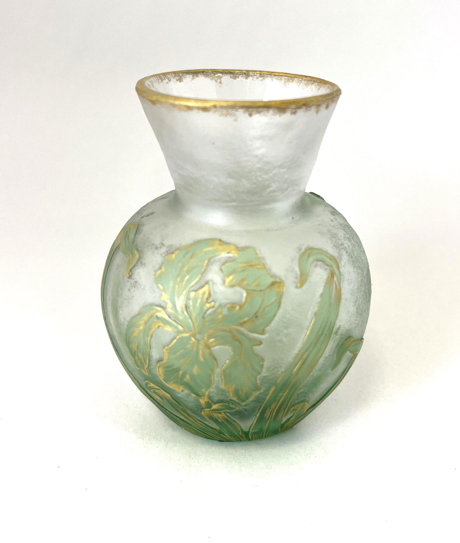 Daum Nancy French cameo cabinet vase (1 of 5)