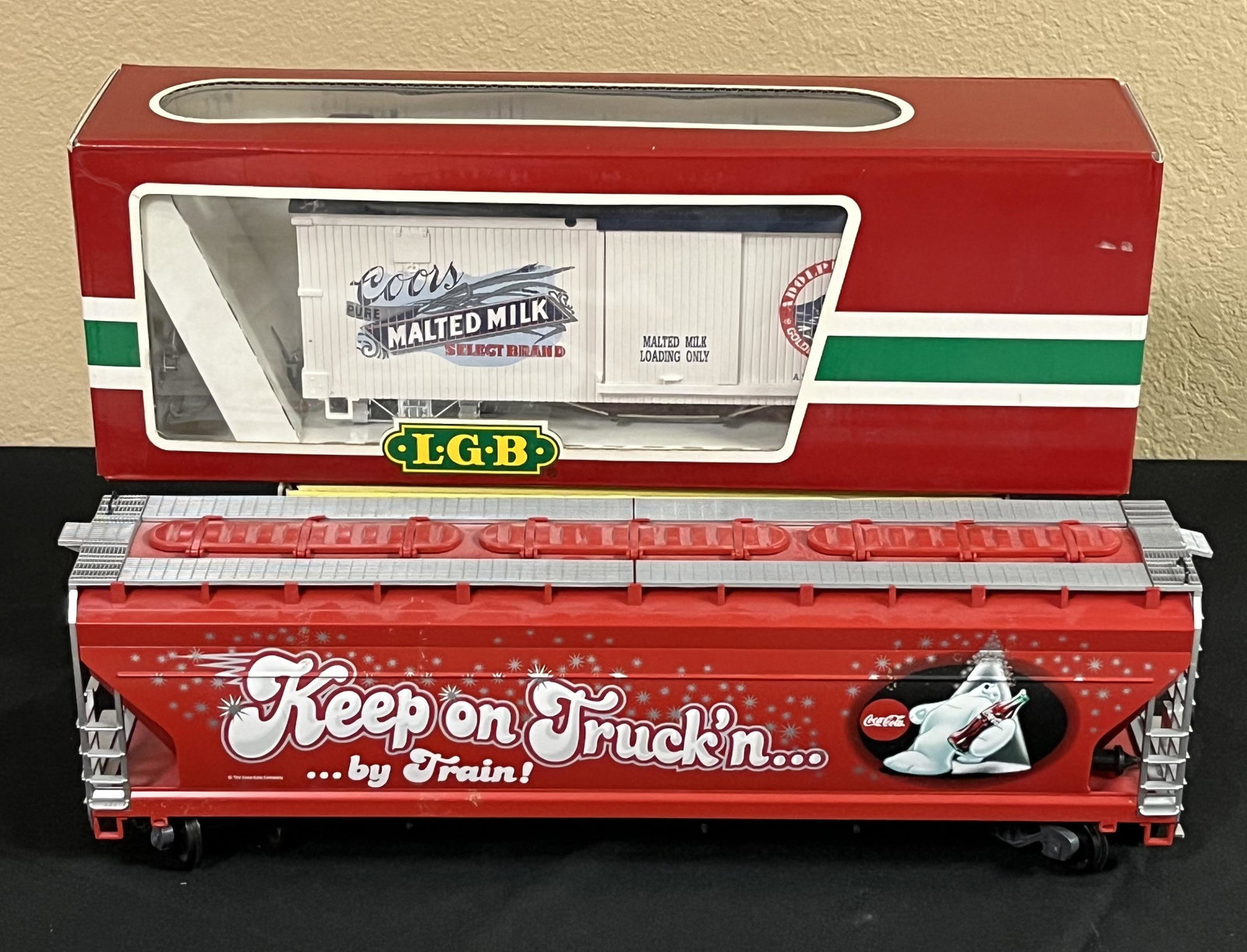 LGB Coors and Coke train card (1 of 3)