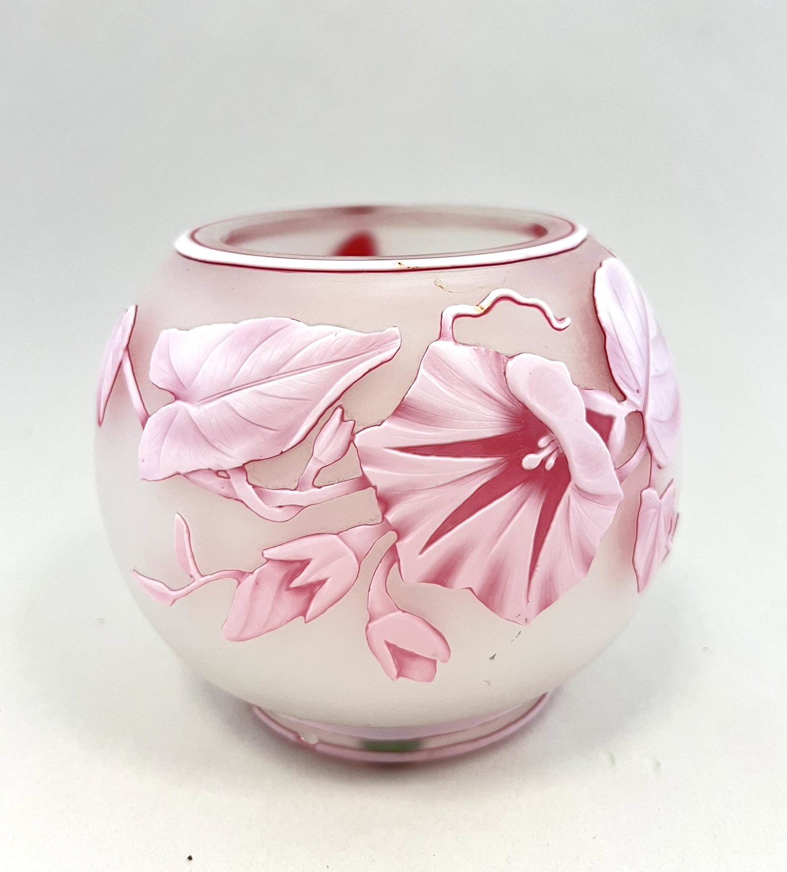 Three Color Webb Cameo rose bowl (1 of 6)