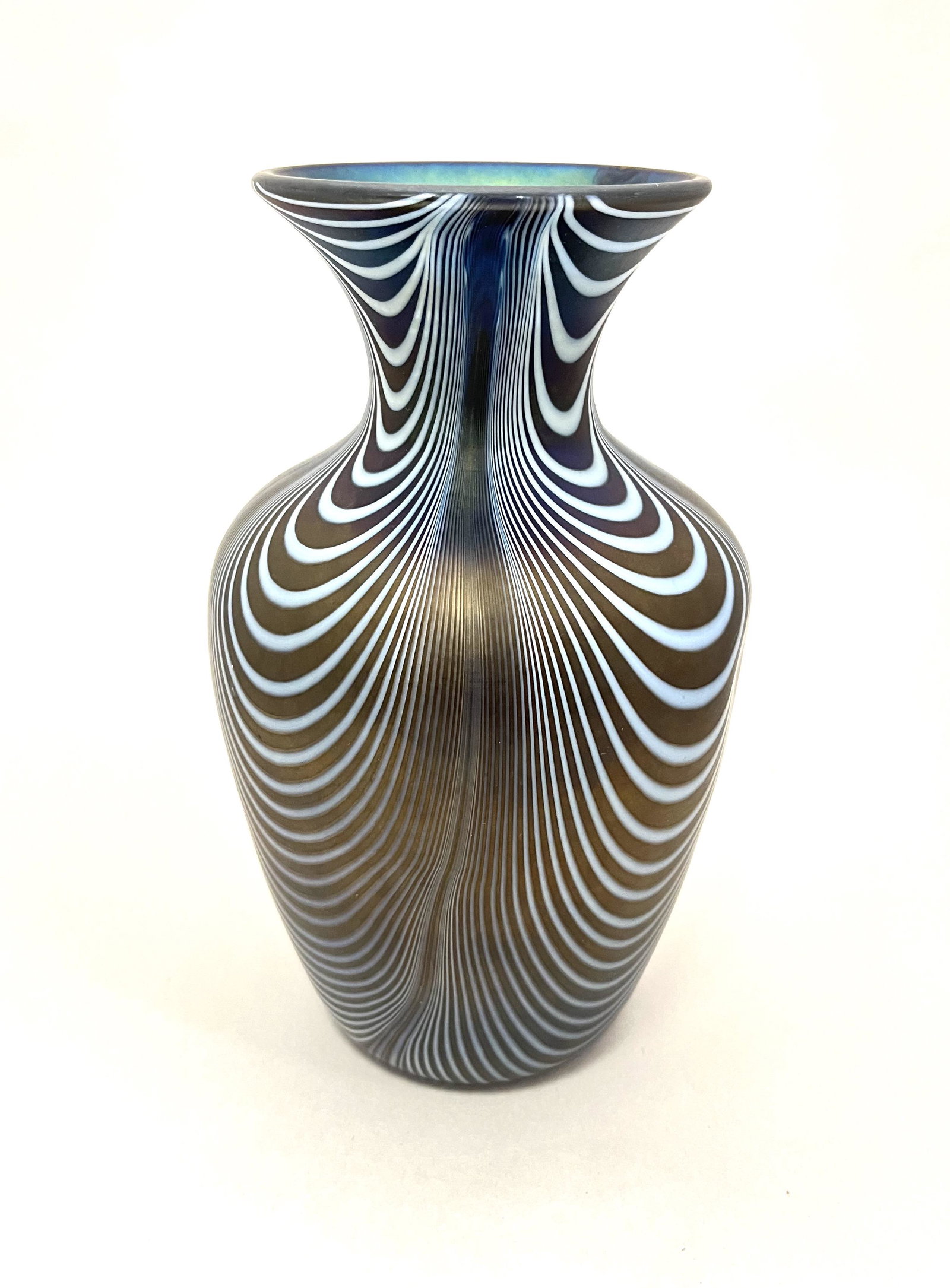 Imperial free hand glass vase (1 of 4)