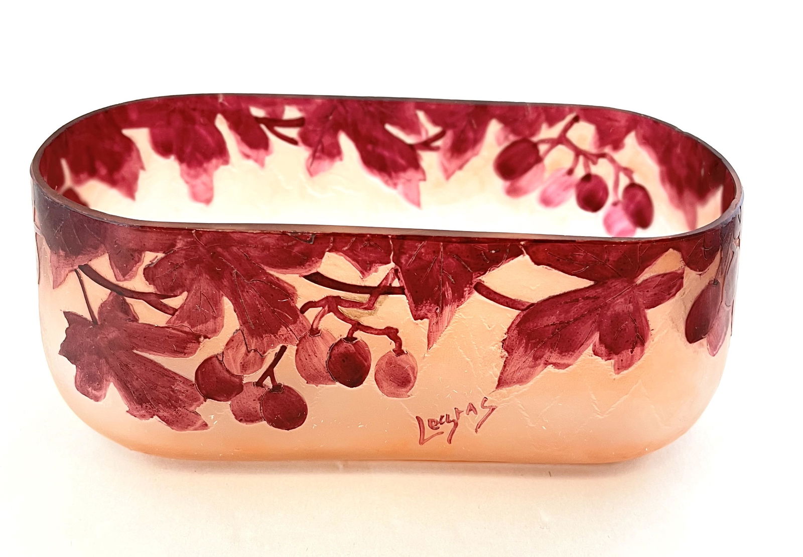 Legras French cameo glass vase (1 of 4)