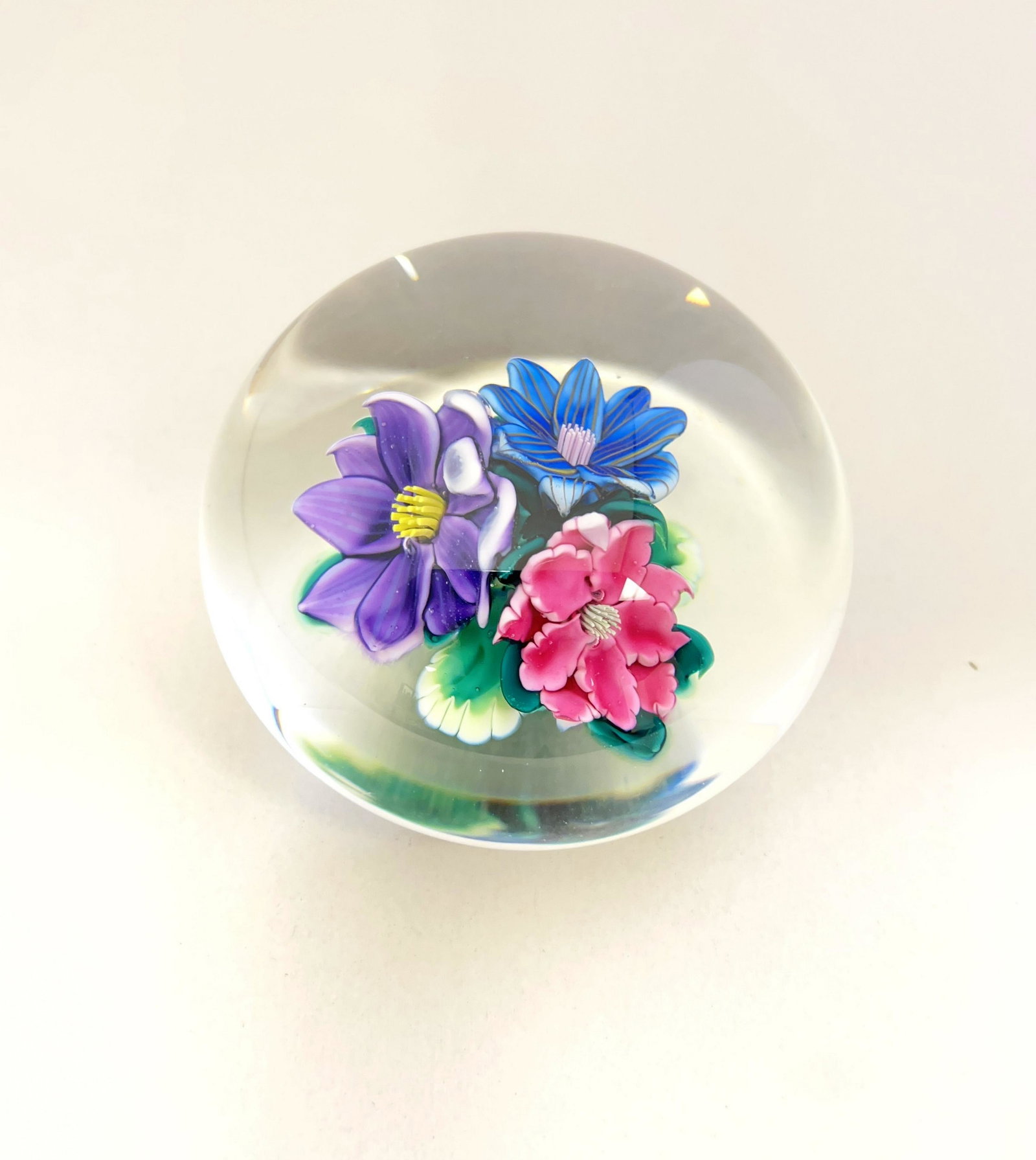 Ken Rosenfeld glass paperweight (1 of 4)