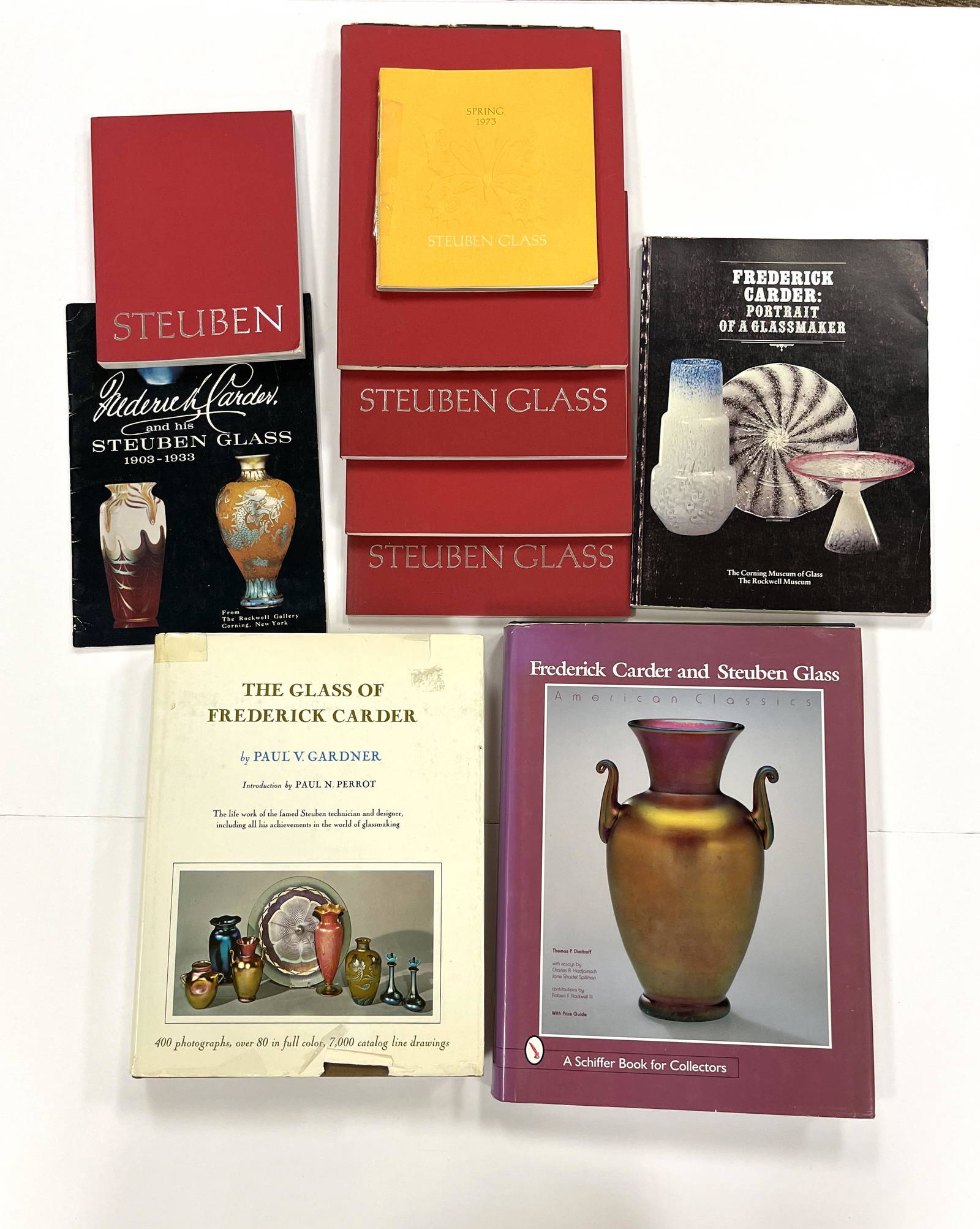 Books And Catalogs On Steuben Auction