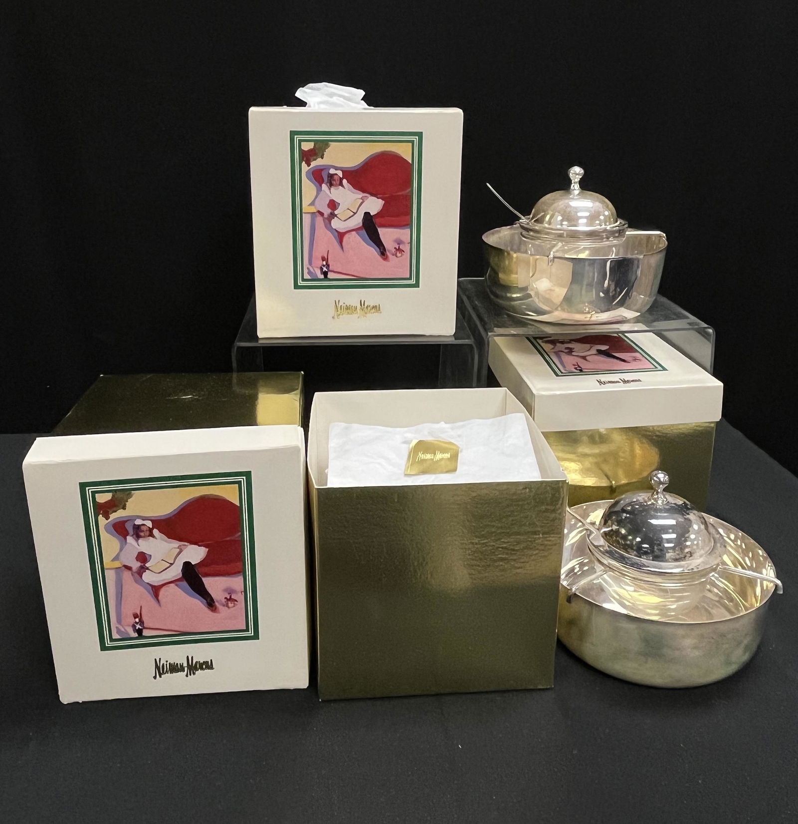 Four Neiman Marcus caviar dishes (1 of 4)