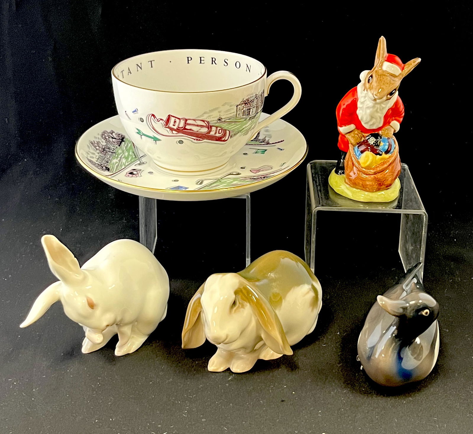 Group of 5 British and Continental porcelain (1 of 6)