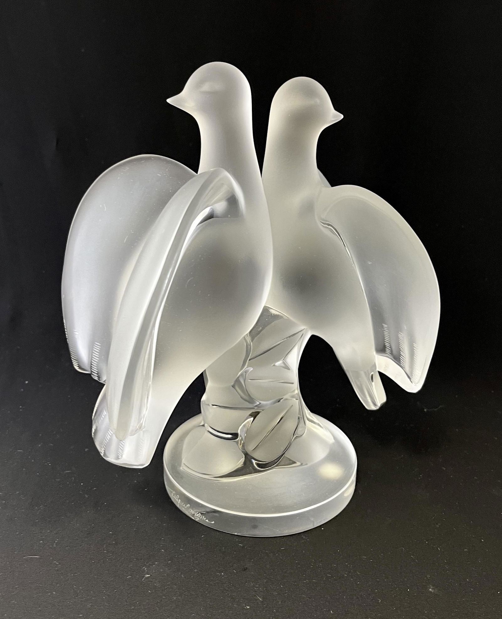 Lalique double dove sculpture (1 of 5)