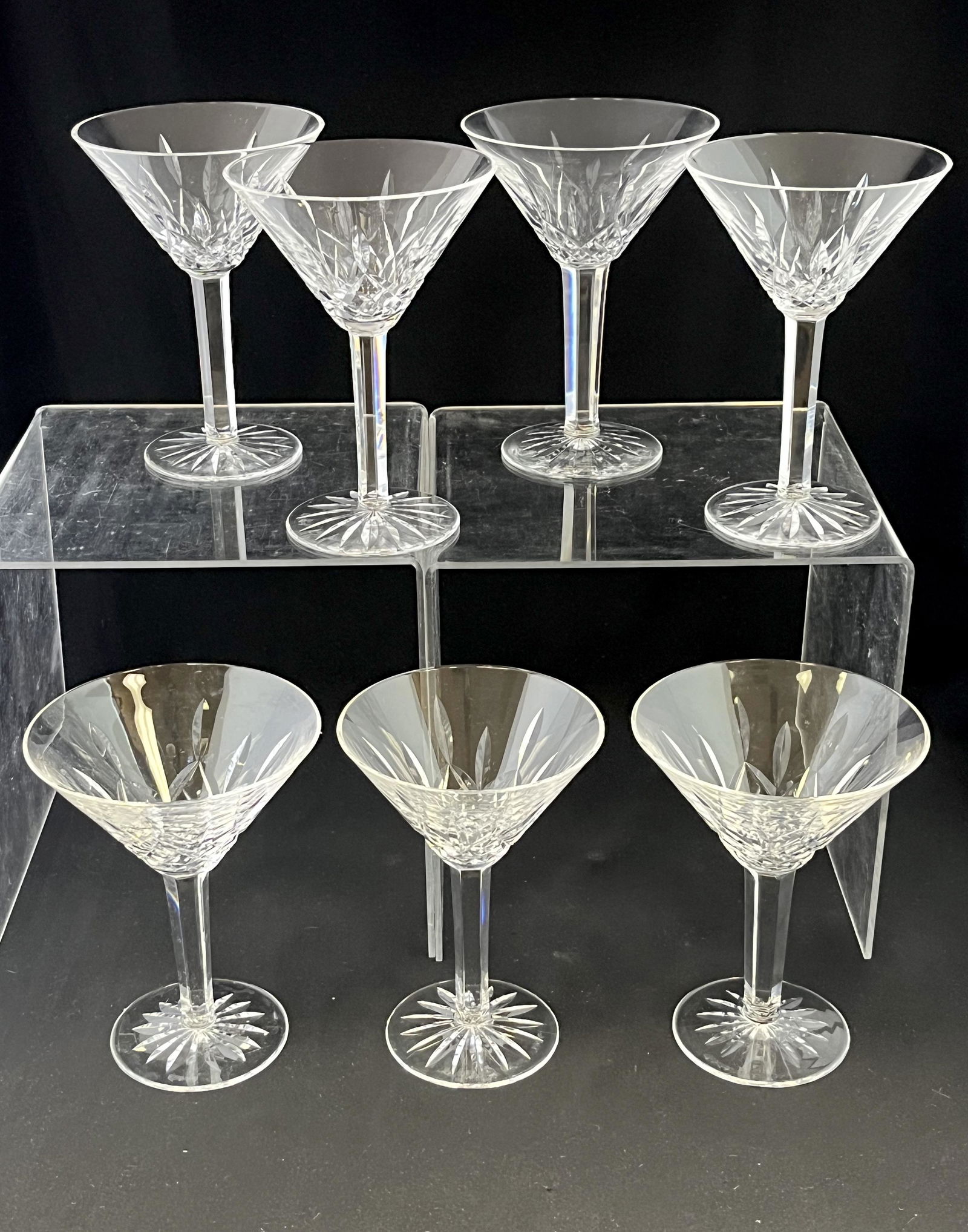 7 Waterford martini goblets (1 of 5)