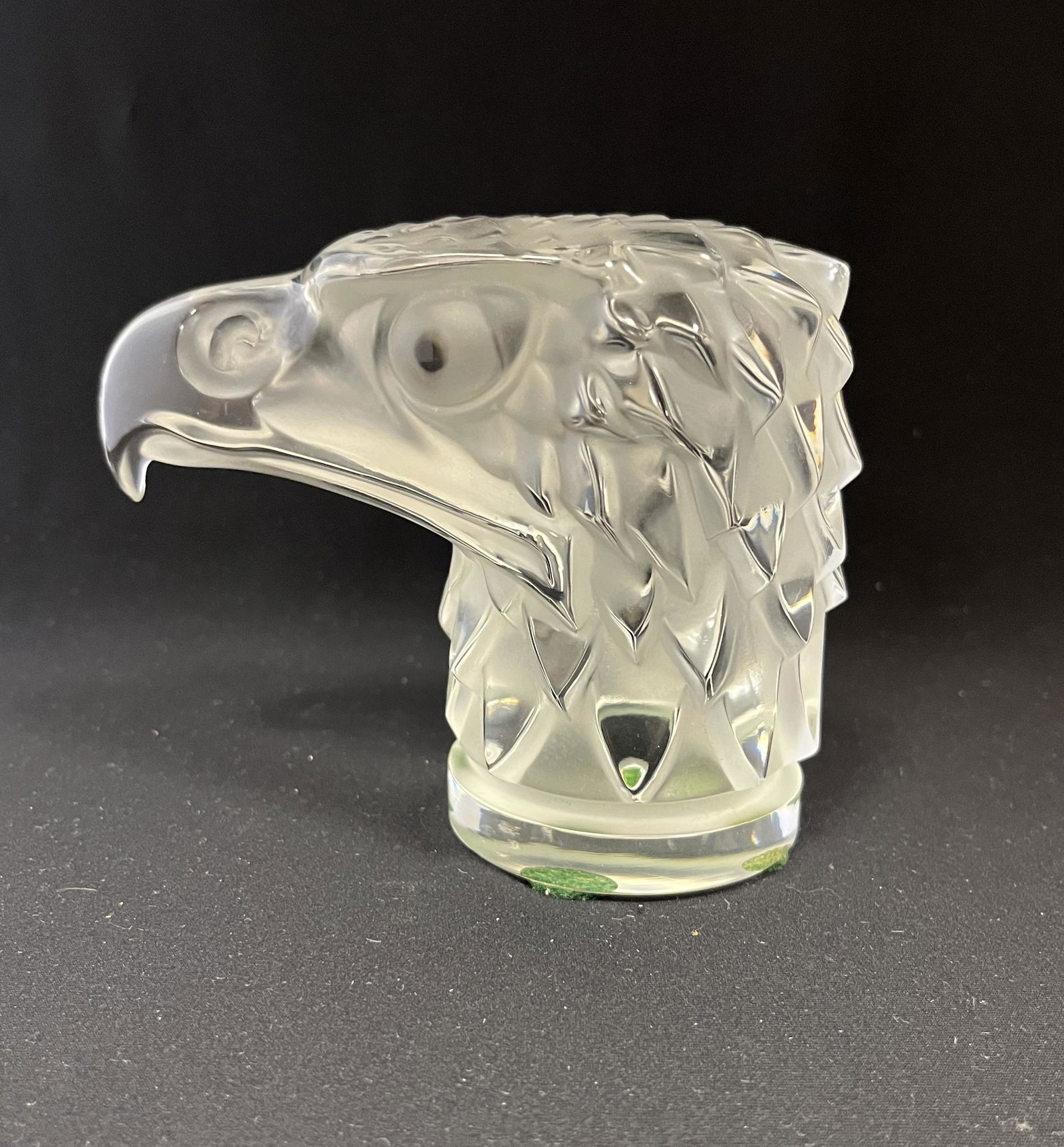 Lalique Eagle head hood ornament (1 of 5)