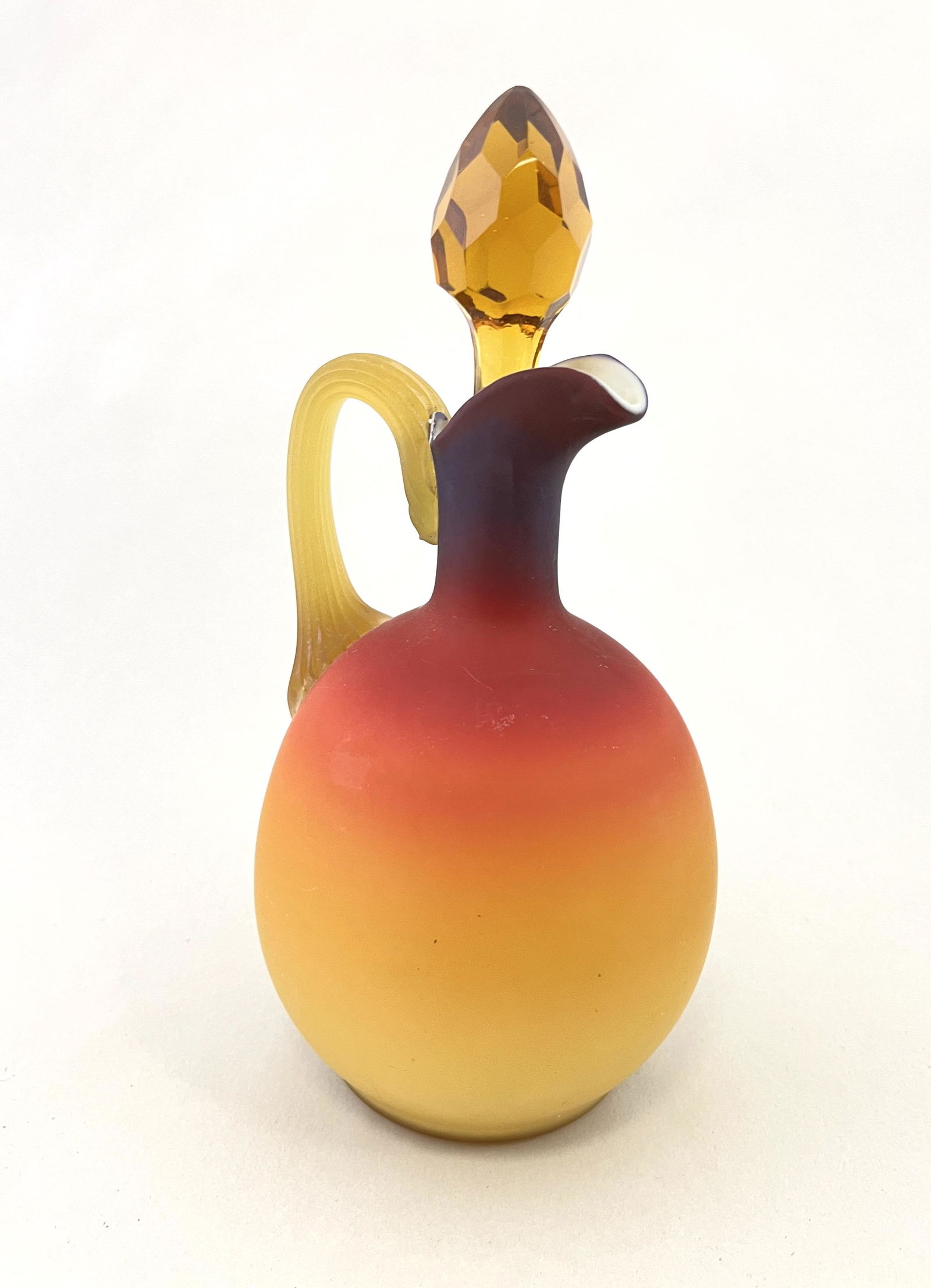 Wheeling Peachblow cruet (1 of 4)