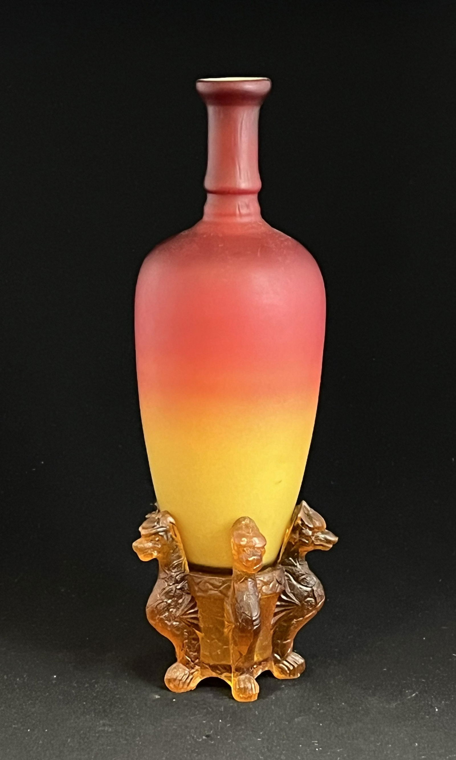 Wheeling Peachblow Morgan vase (1 of 5)