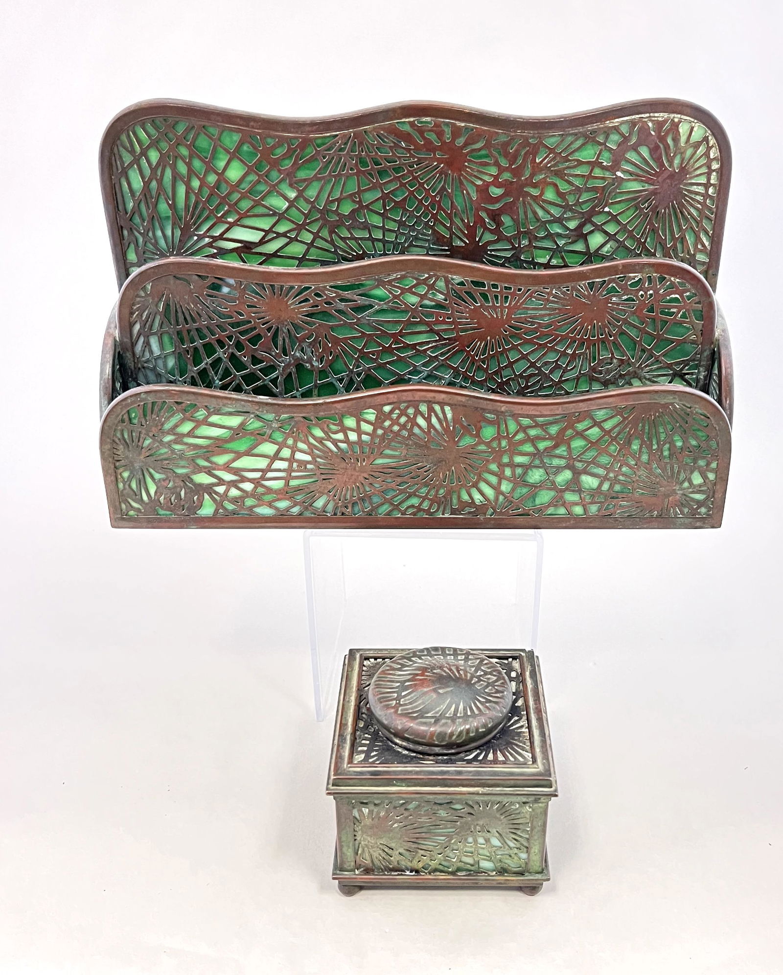 Two Tiffany desk set items (1 of 9)