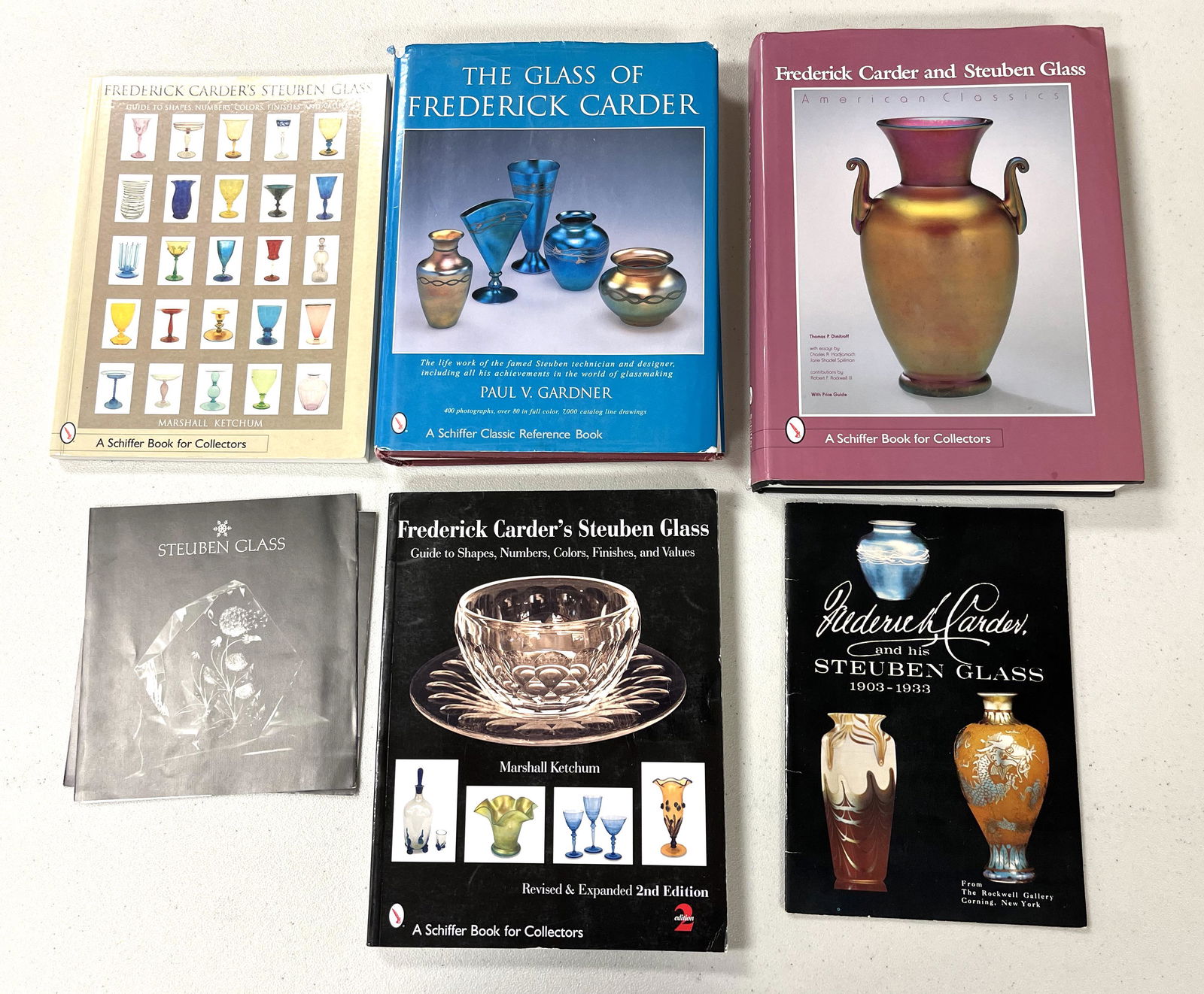 Group of Steuben books and pamphlets: Group of Steuben books and pamphlets