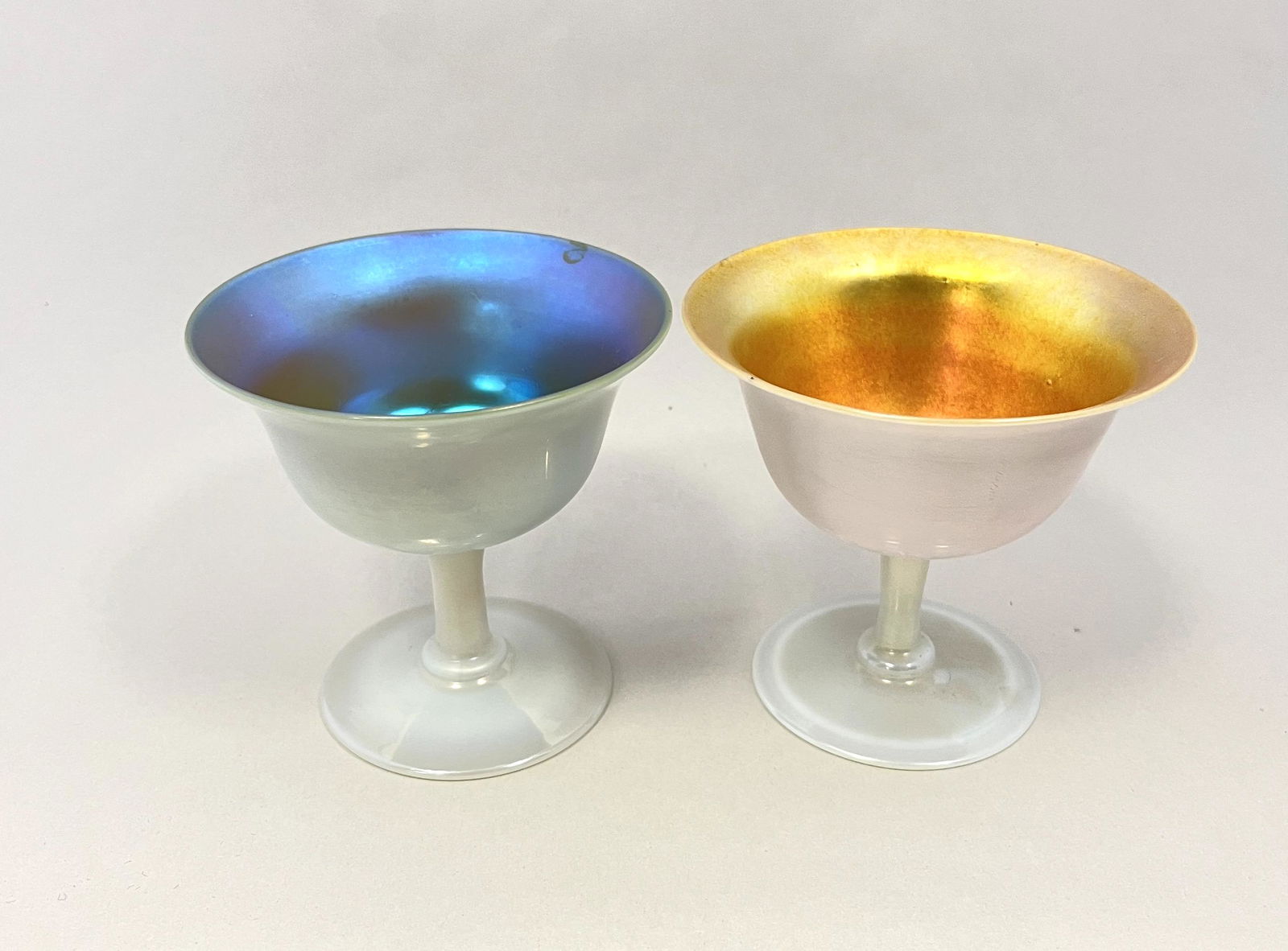 Two Steuben calcite sherbets (1 of 3)