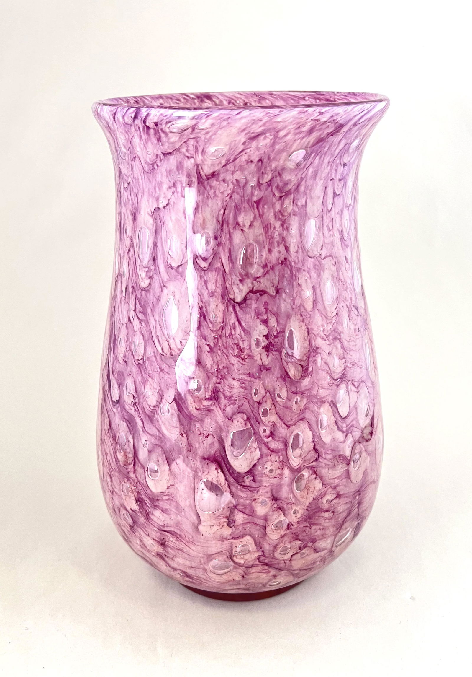Steuben purple Cluthra glass vase (1 of 5)