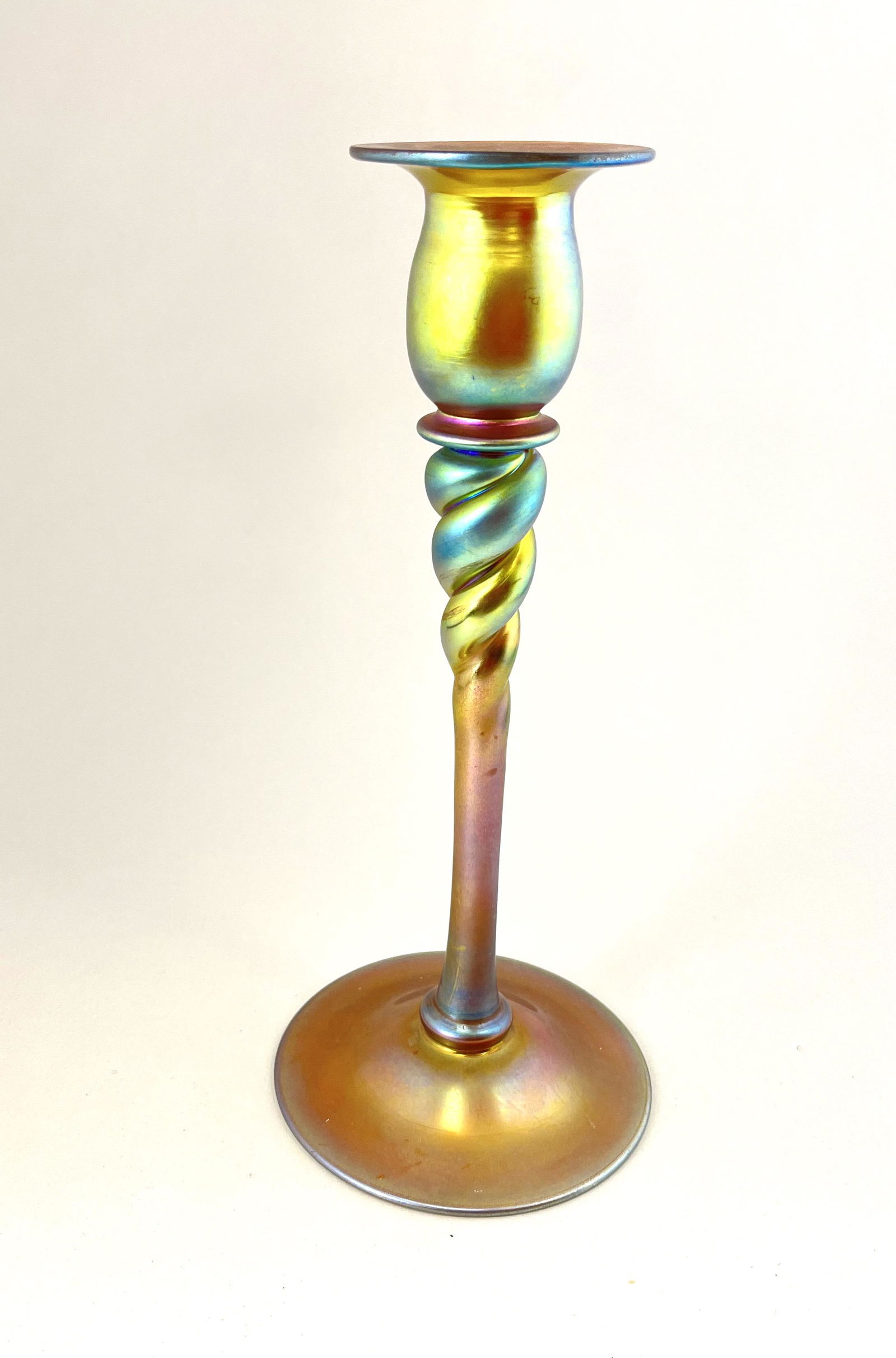 Steuben twist stem candlestick (1 of 5)