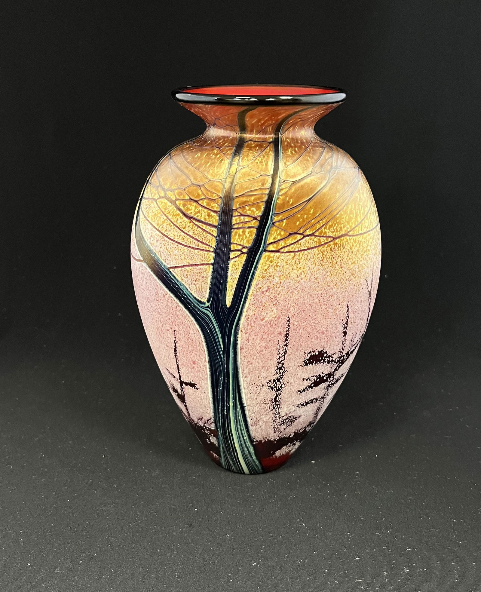 Rick Satava art glass vase (1 of 4)