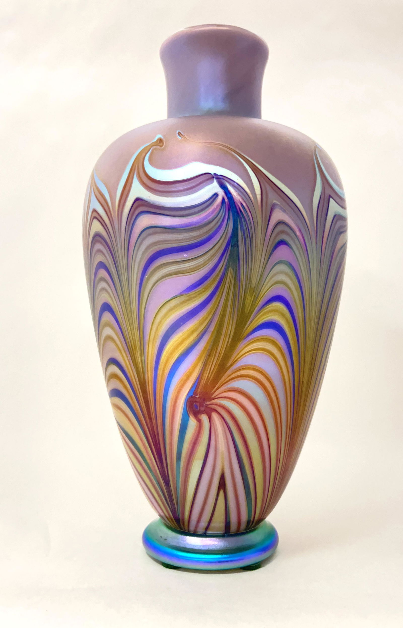 Early Rick Satava art glass vase (1 of 5)