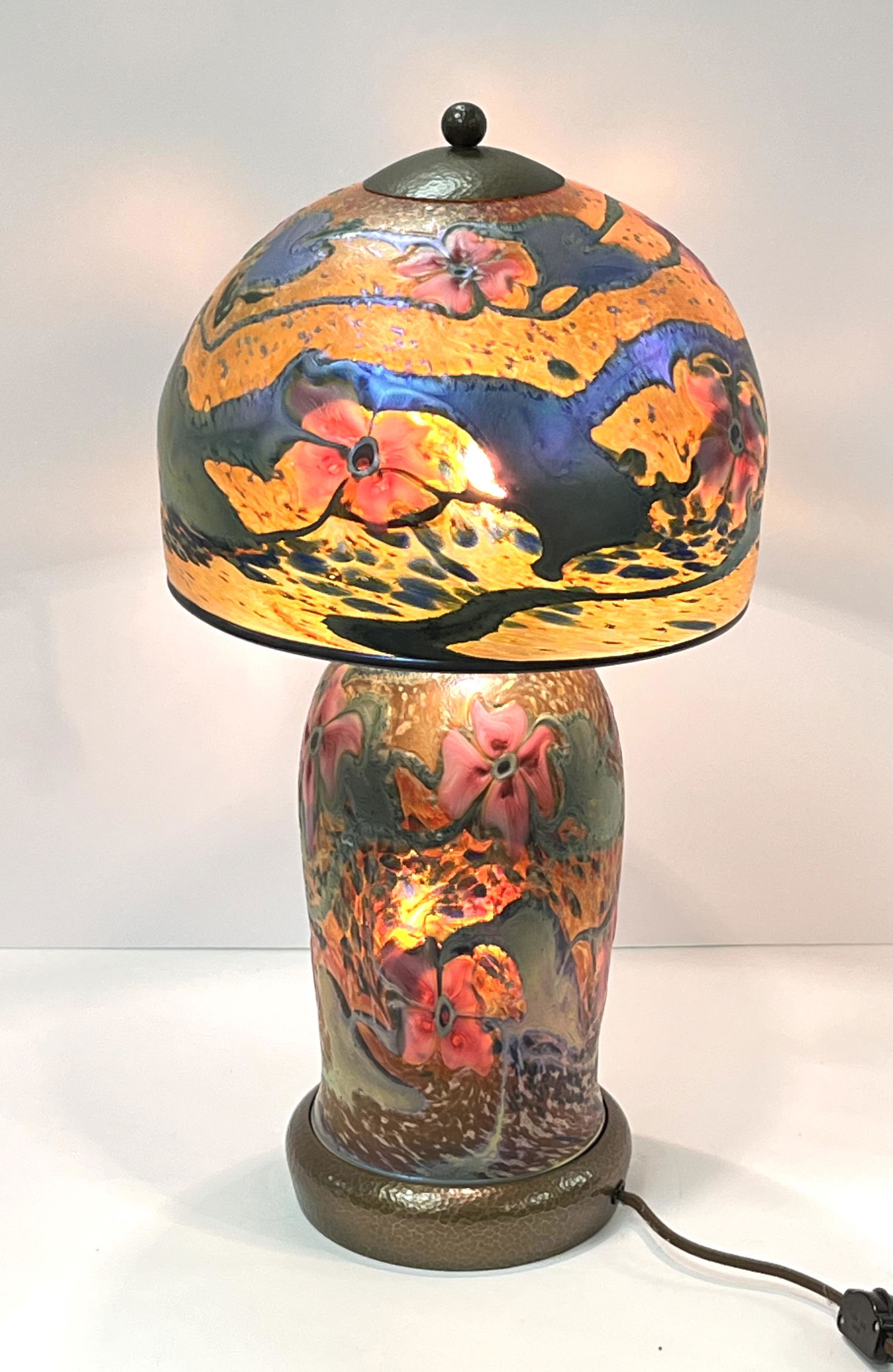 Charles Lotton art glass lamp (1 of 8)