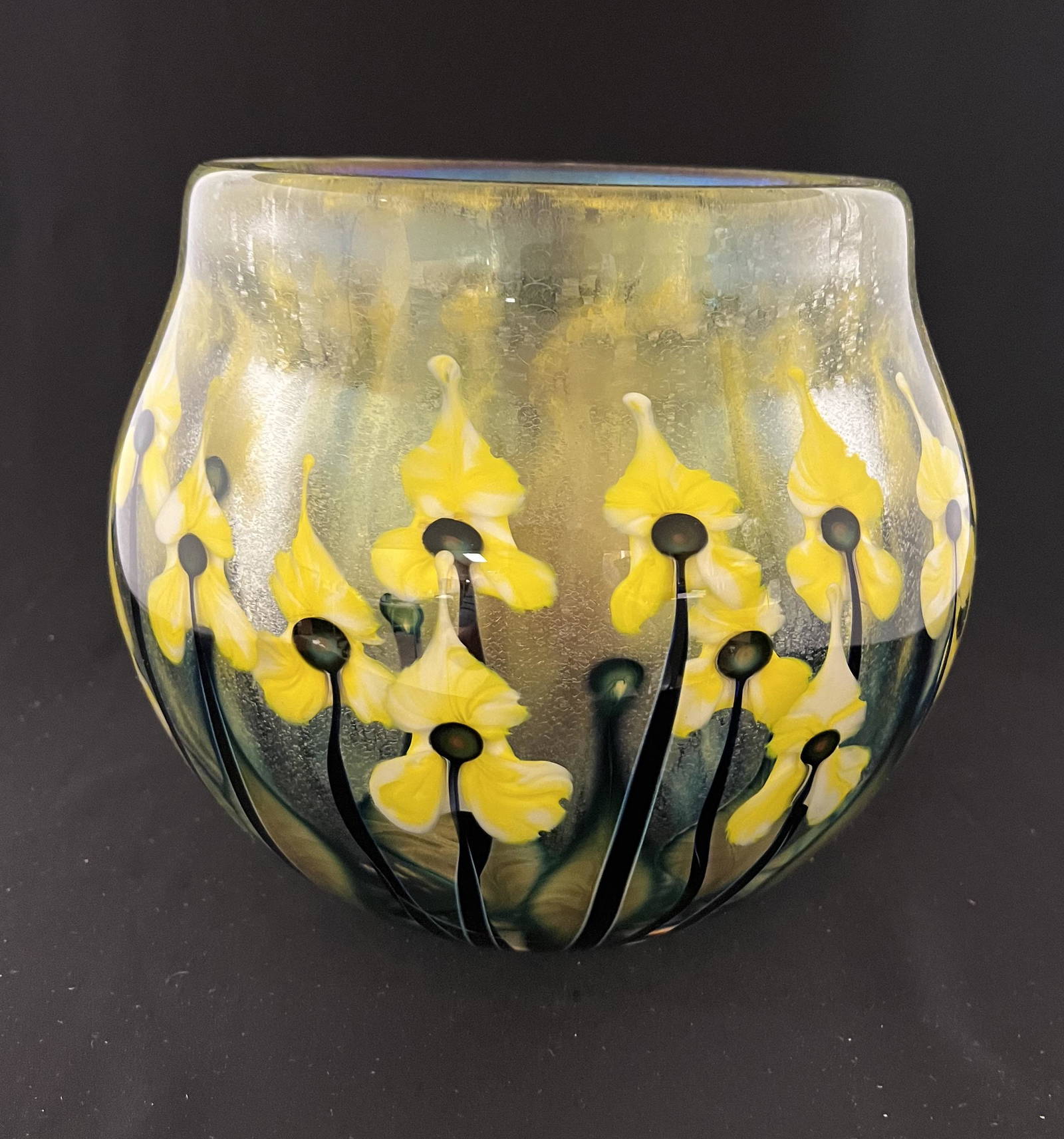 John Lotton Double Wall Glass Vase Auction
