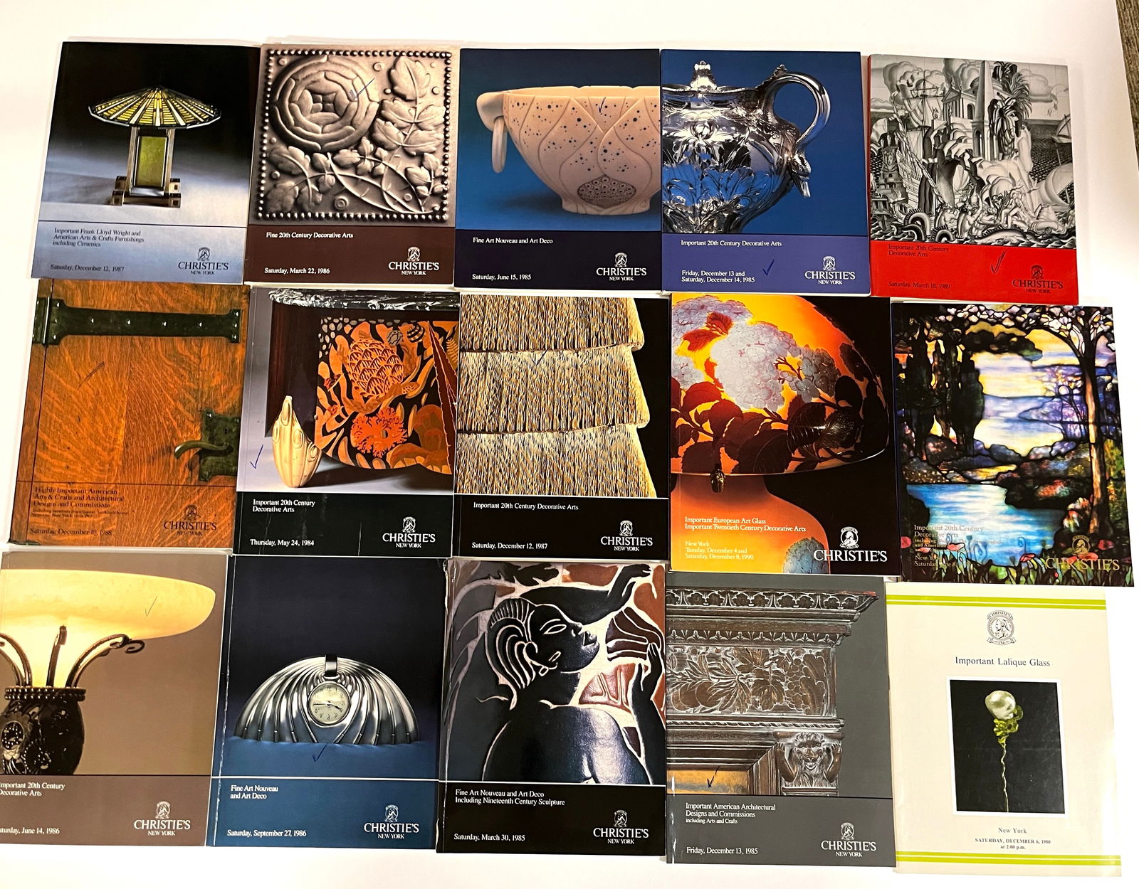 15 Christies Art Nouveau catalogs (1 of 2)