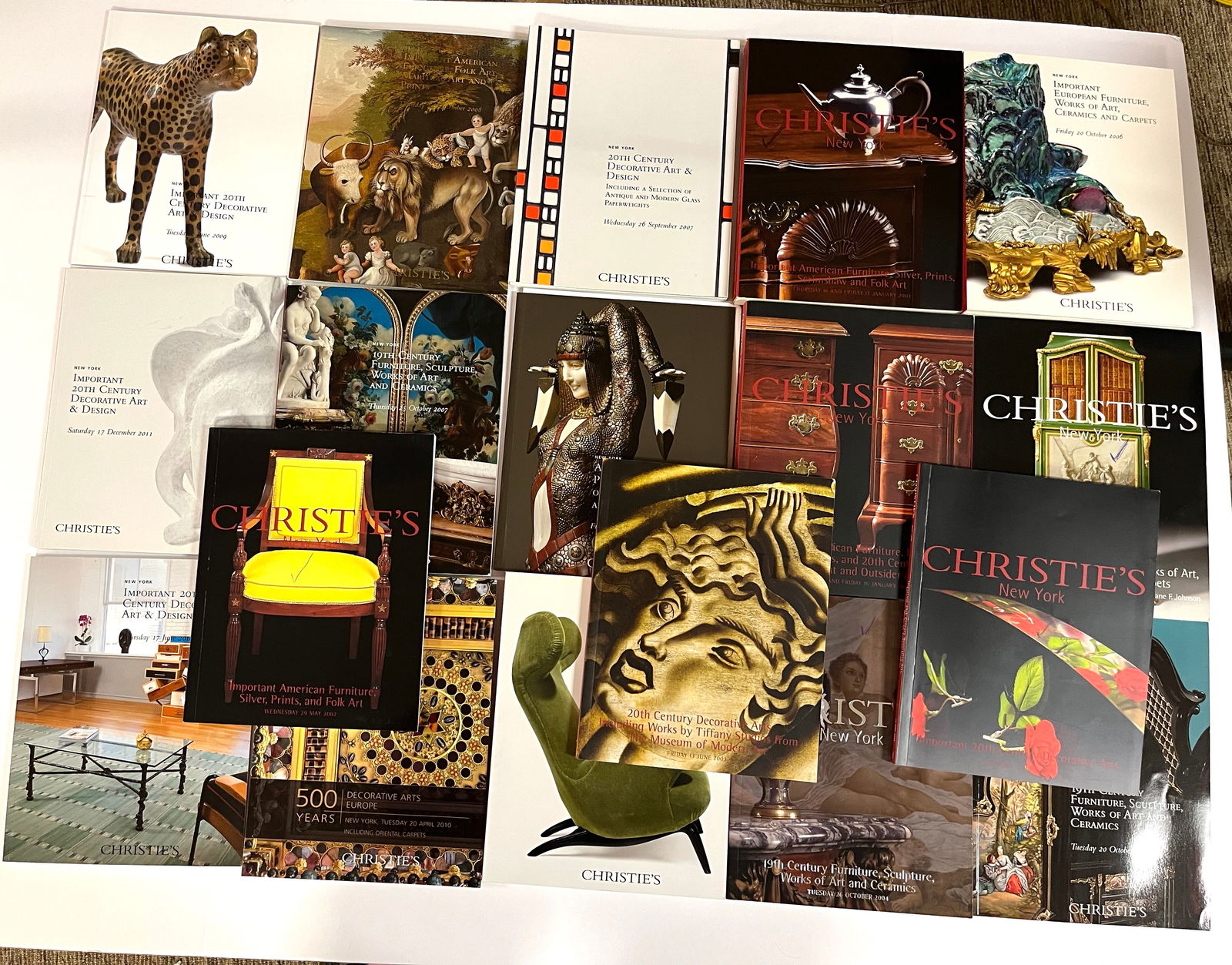 18 Christies Decorative arts catalogs (1 of 1)