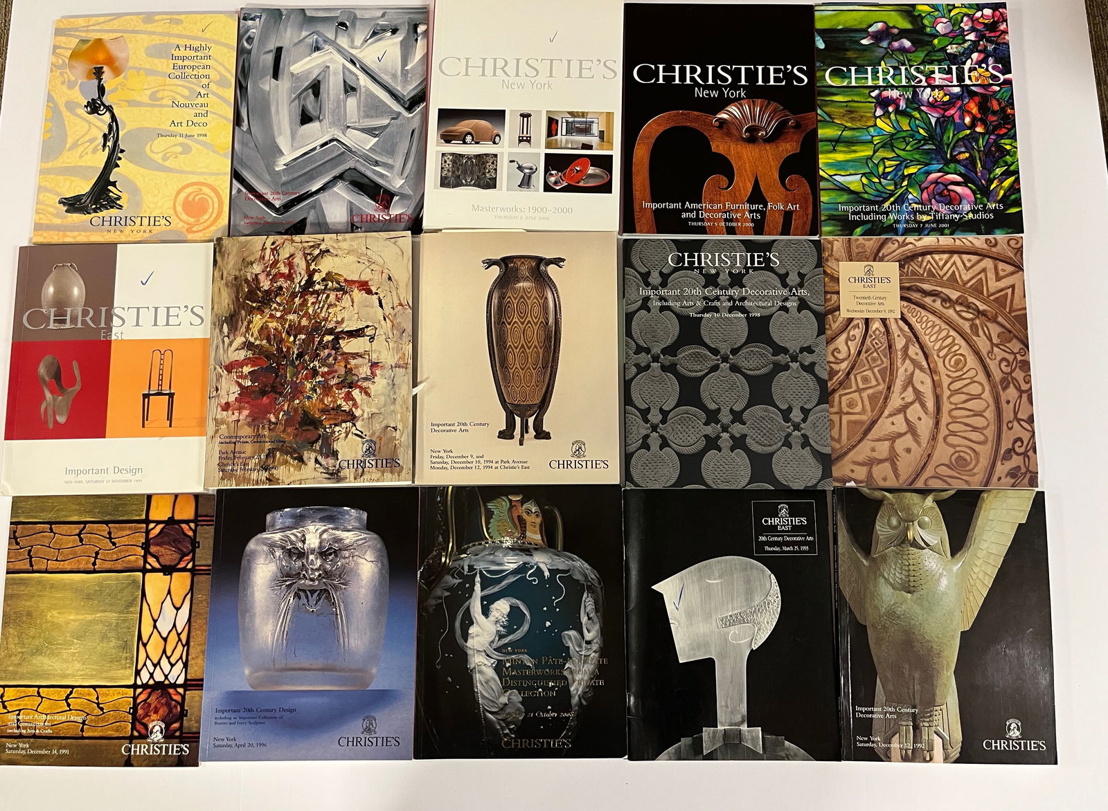 15 Christies catalogs (1 of 2)