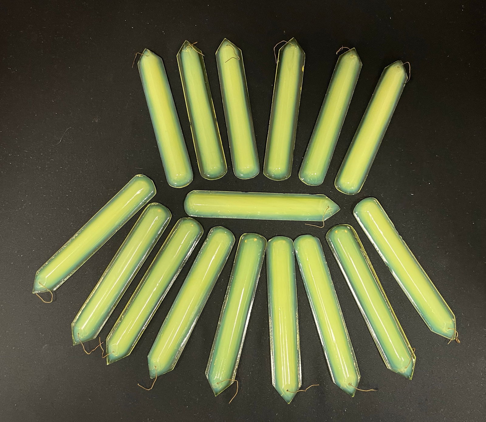 16 Tiffany opalescent Favrile prisms (1 of 4)