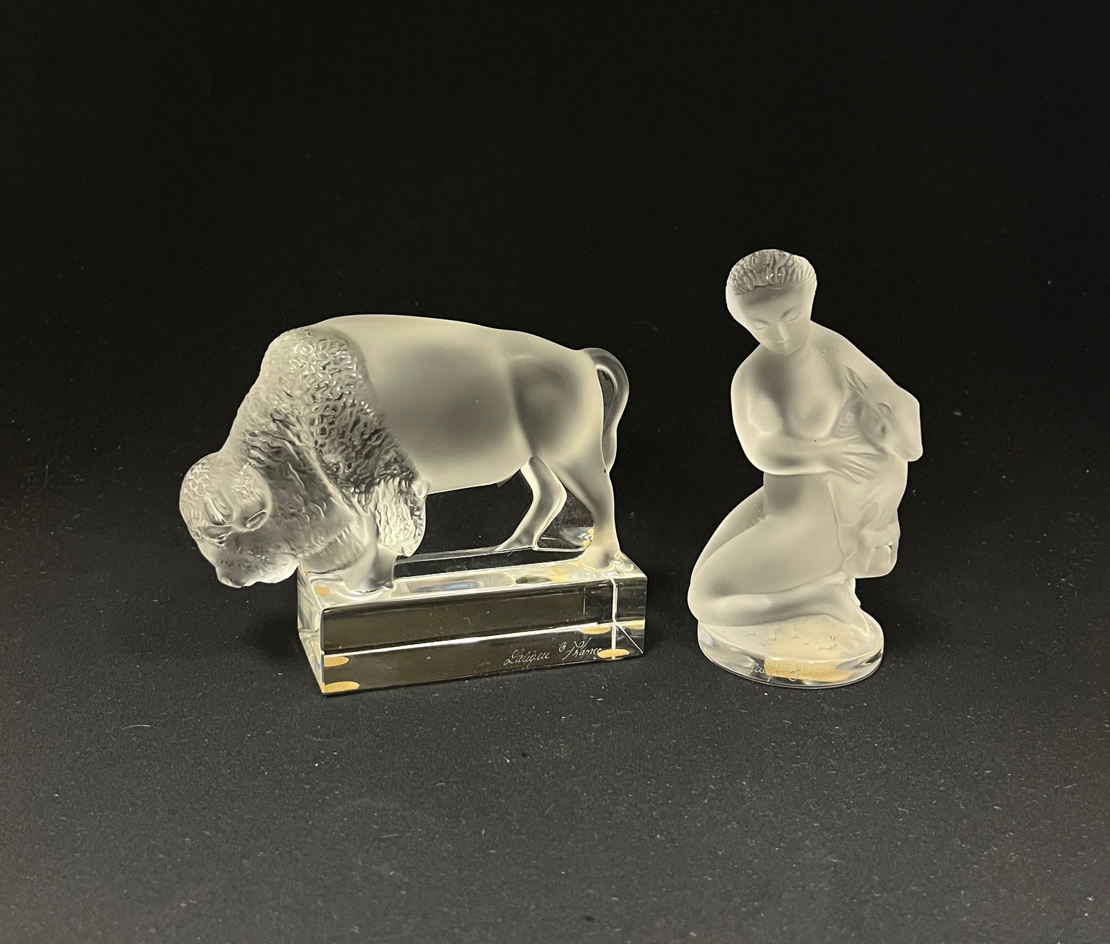 Two Lalique glass figurines (1 of 4)