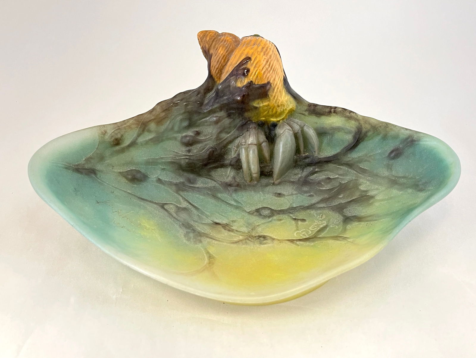 A Walter Pate de Verre Hermit Crab (1 of 6)