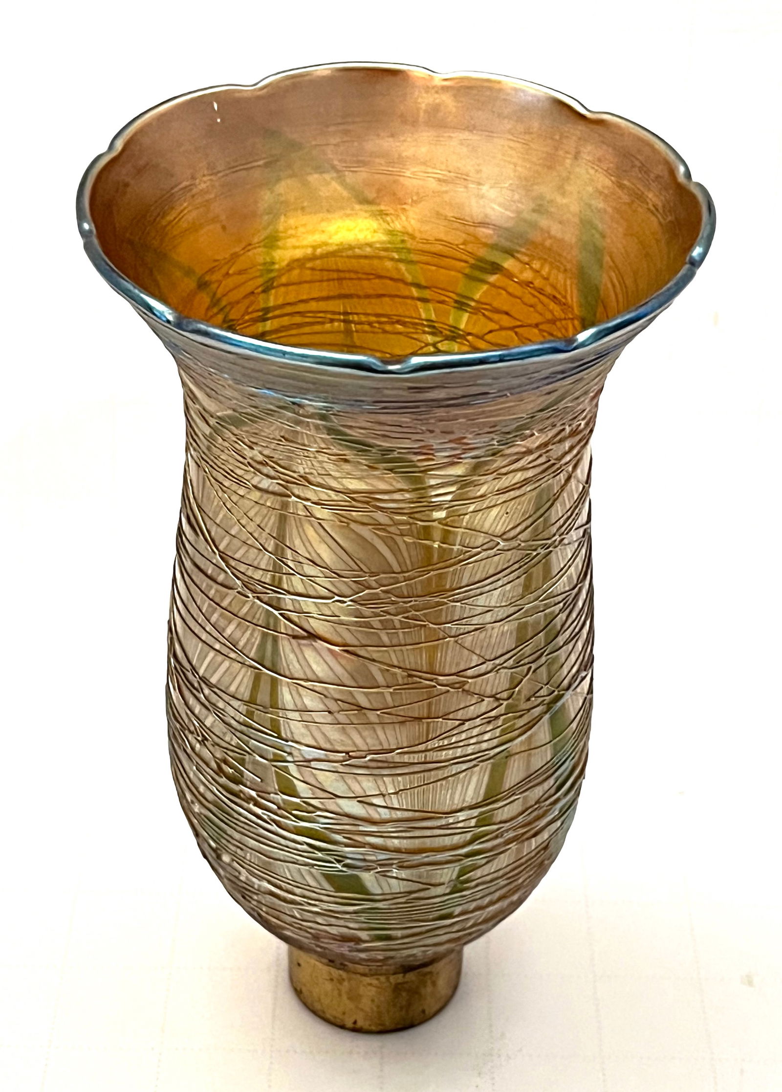 Durand Torchiere art glass shade (1 of 1)
