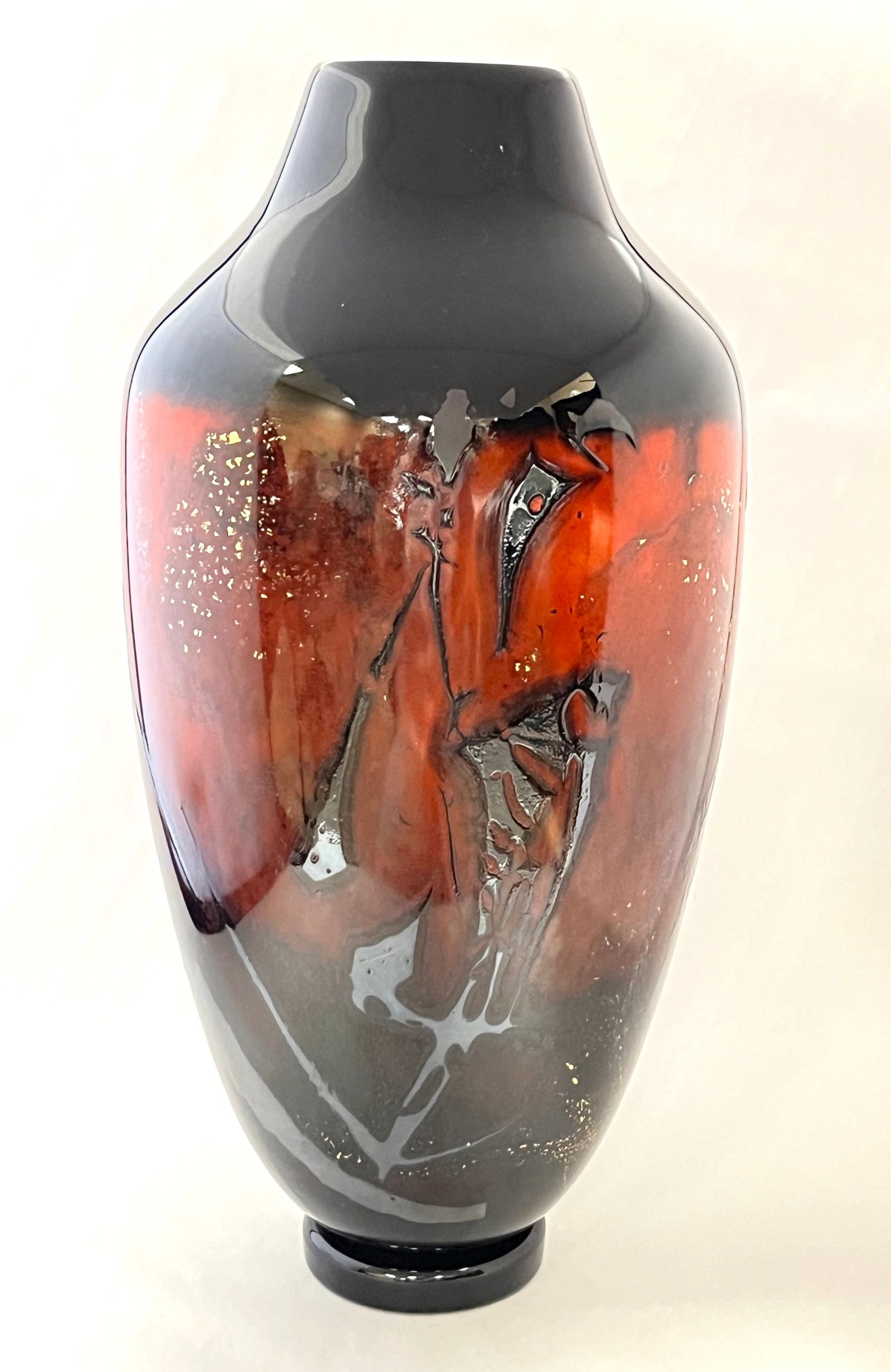Michael Nourot art glass vase (1 of 4)