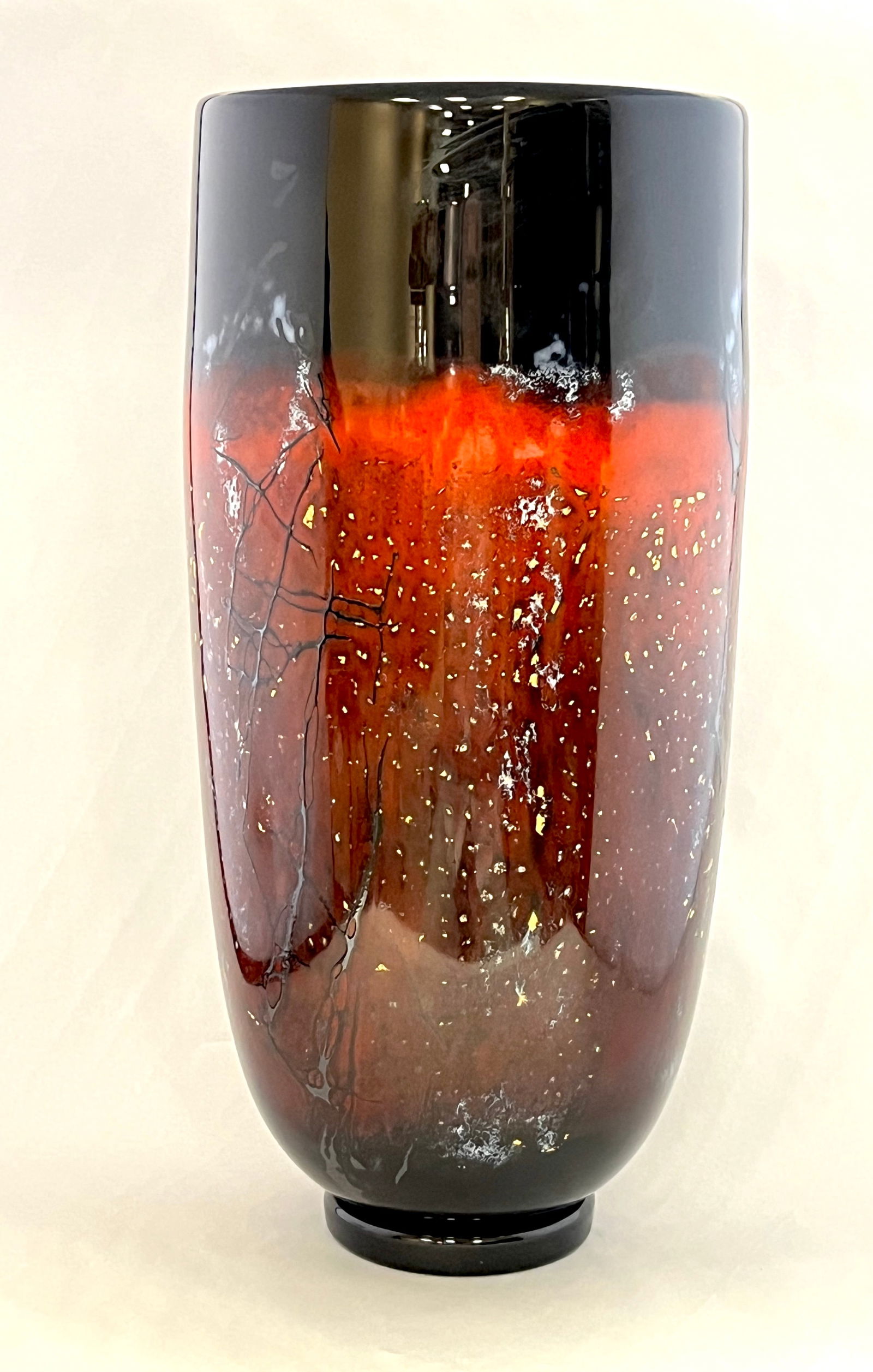 Michael Nourot art glass vase (1 of 5)