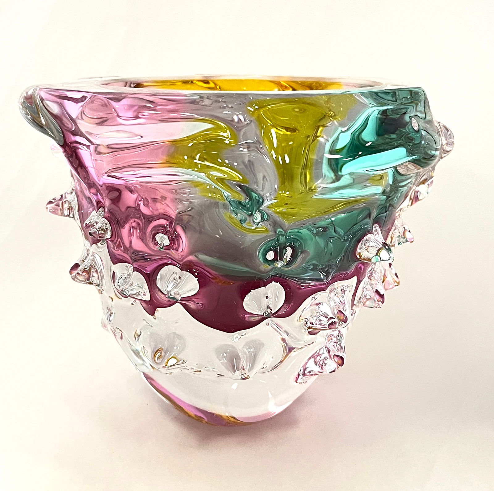 Leon Applebaum art glass sculpture (1 of 5)